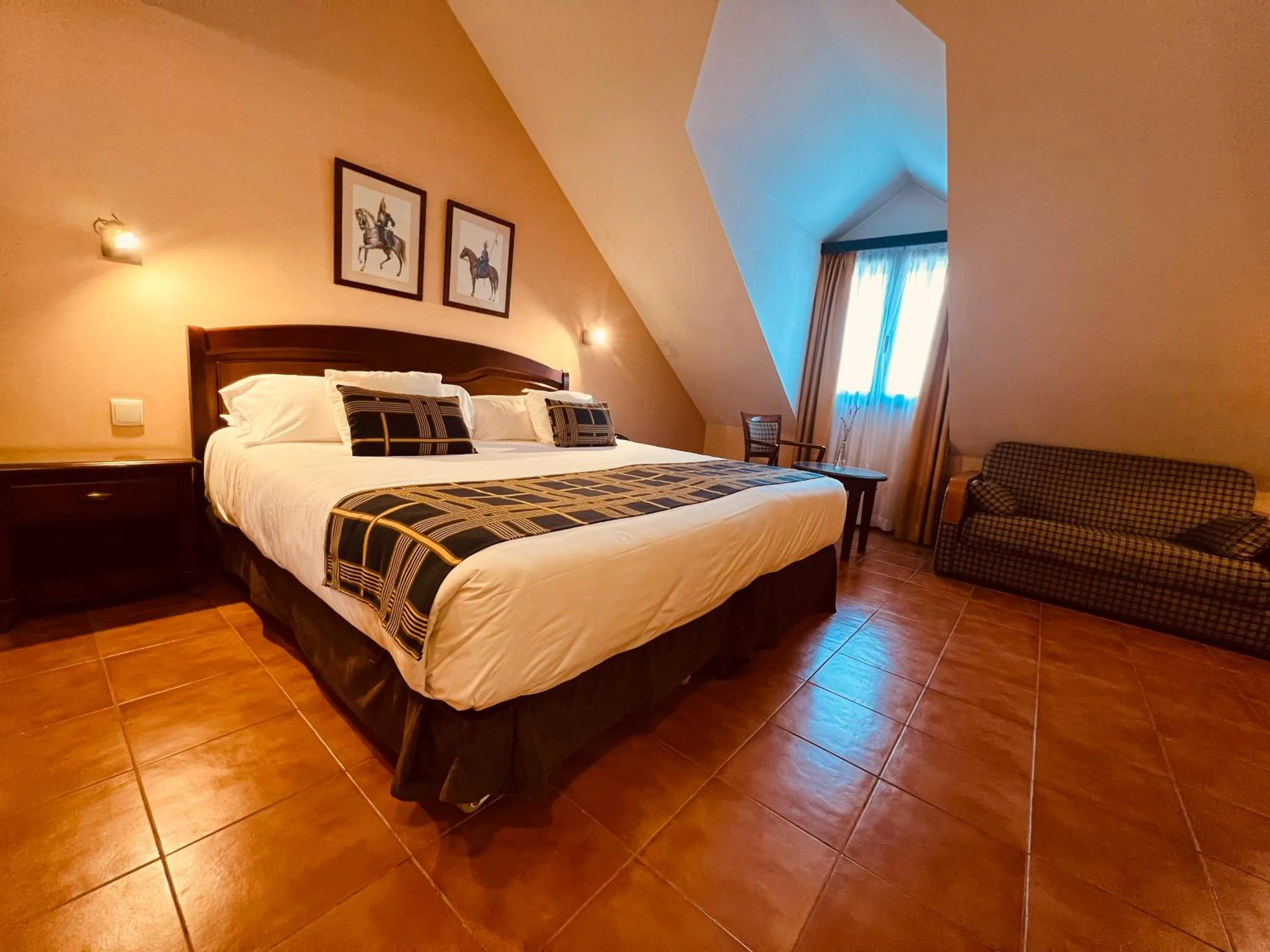 Bed in Hospedium Hotel Los Lanceros