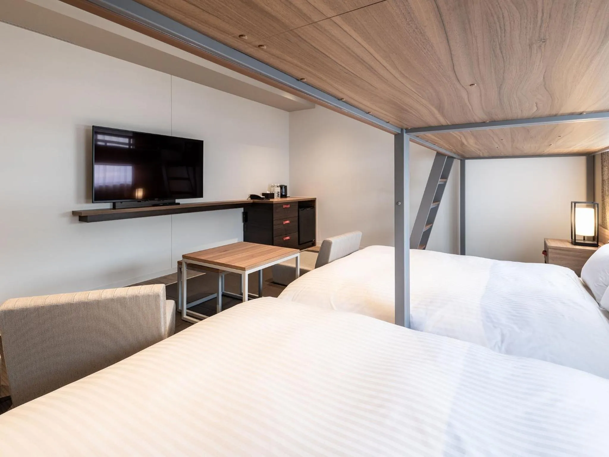 TV and multimedia, Bed in Nishitetsu Hotel Croom Hakata Gion Kushida Shrine