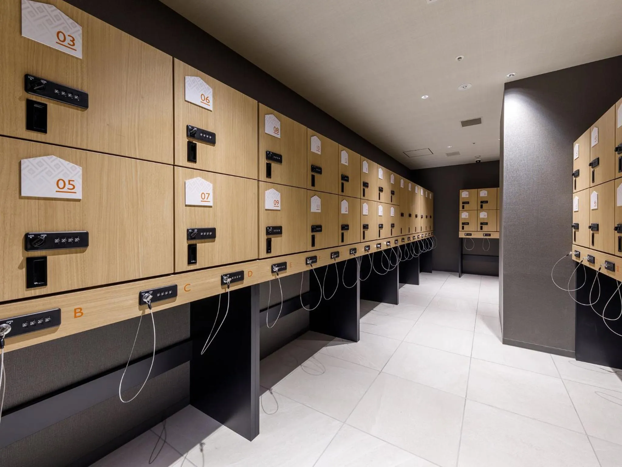 locker in Nishitetsu Hotel Croom Hakata Gion Kushida Shrine