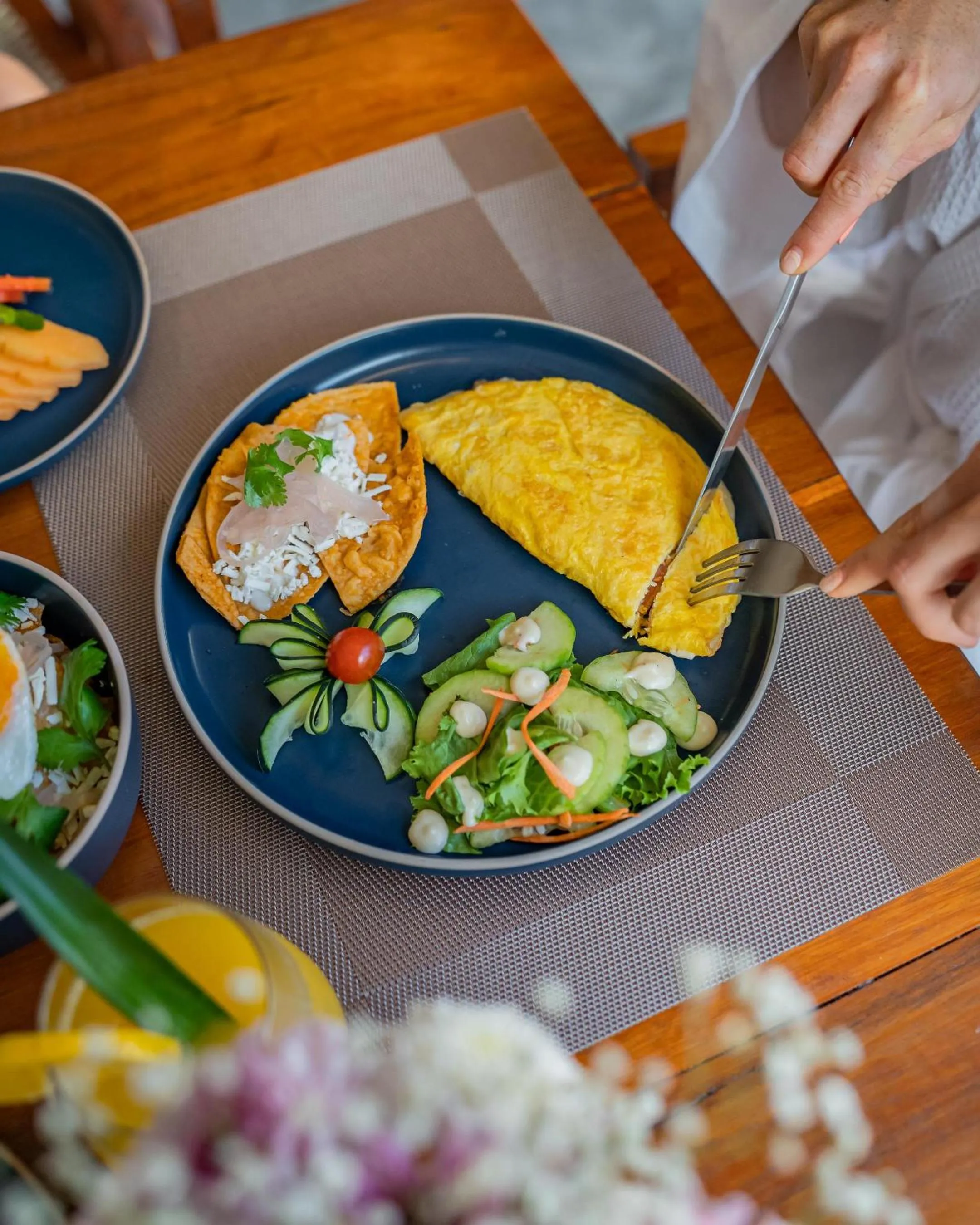 Breakfast in Collection O Faisano Boutique Luxury Hotel, Tulum Beach