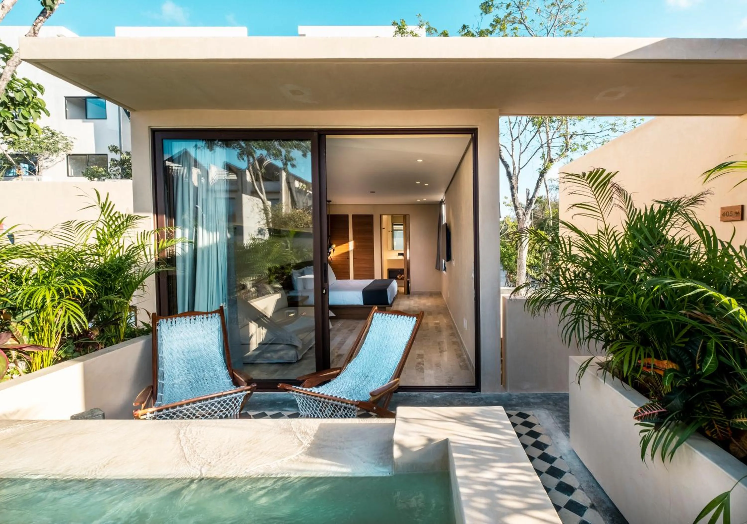 Patio in Collection O Faisano Boutique Luxury Hotel, Tulum Beach