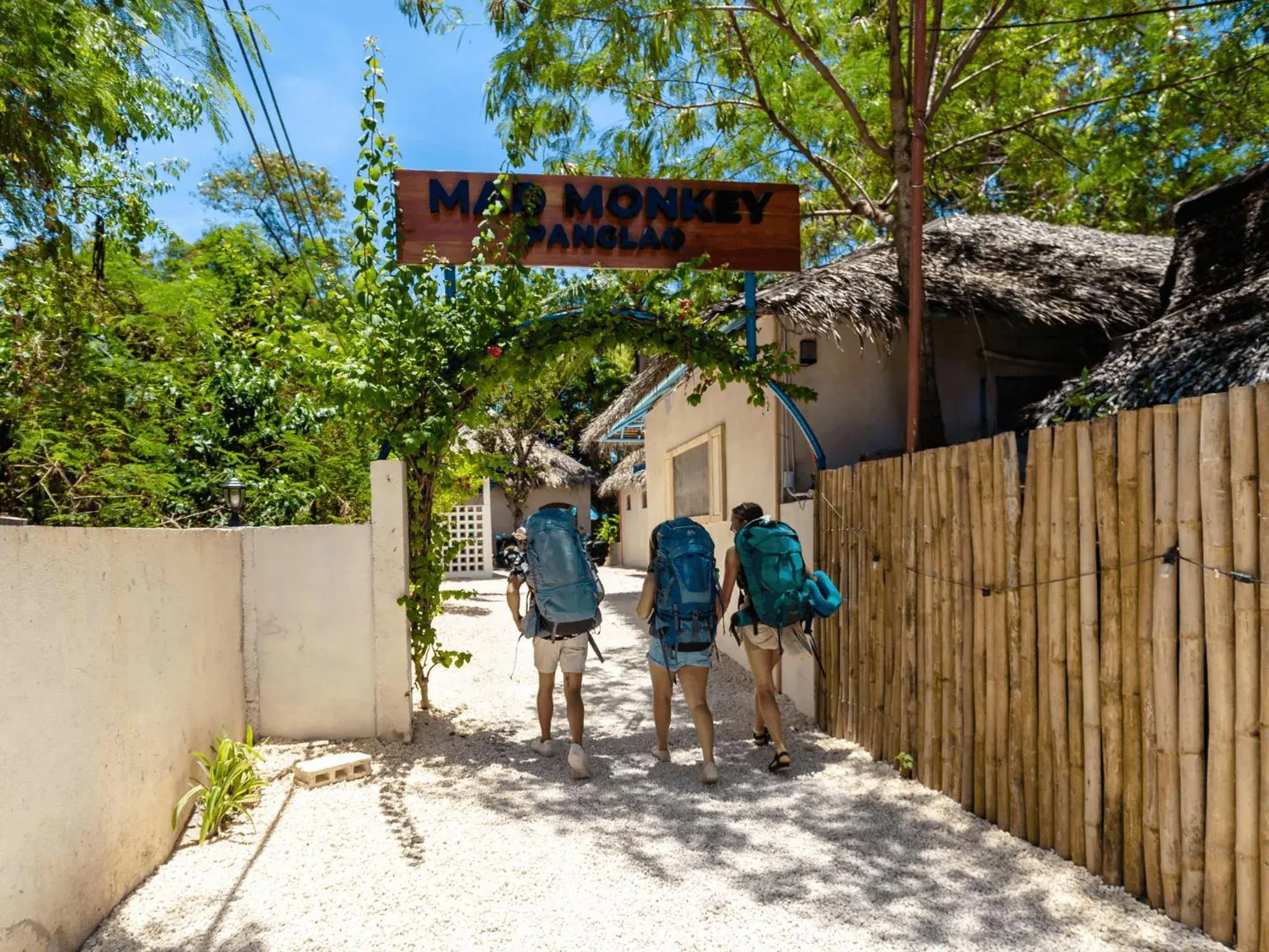 Facade/entrance in Mad Monkey Panglao Facade/entrance in Mad Monkey Panglao