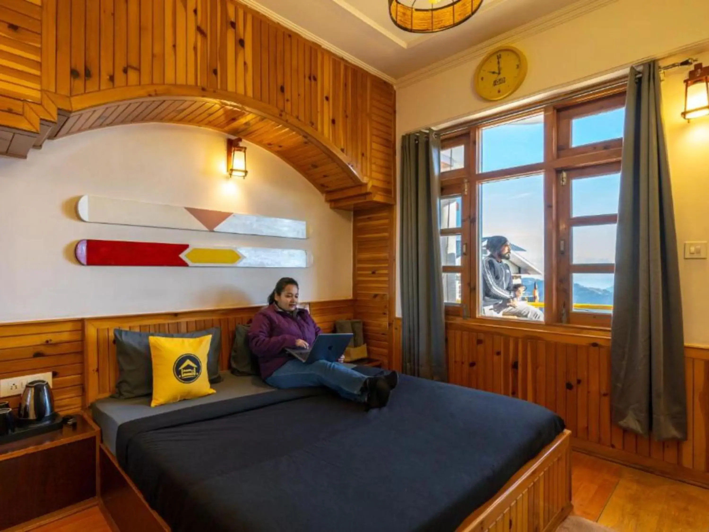 Bed in The Hosteller Narkanda Bed in The Hosteller Narkanda