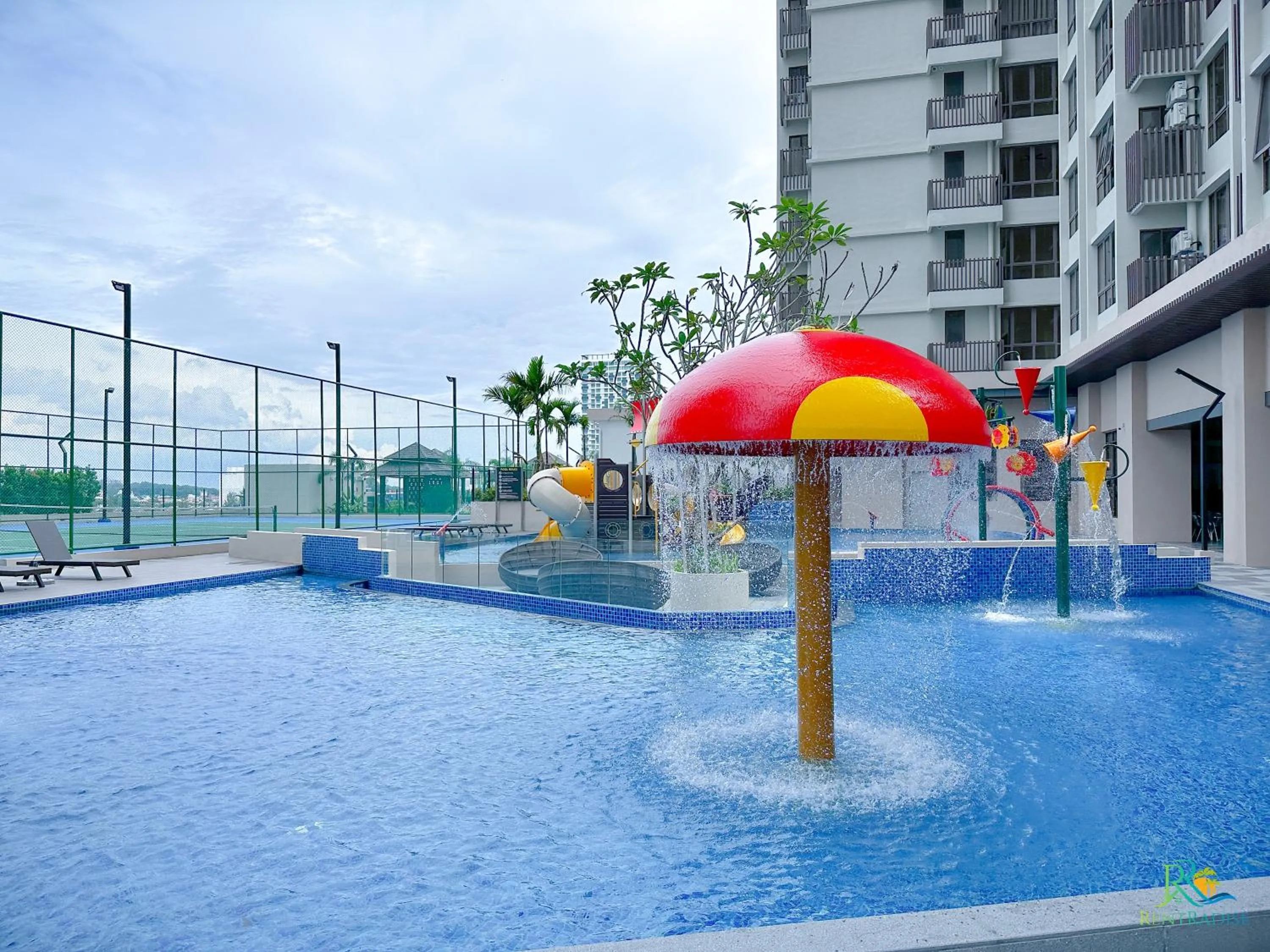 Children play ground in Bali Sea View Residences Melaka at Stayrene