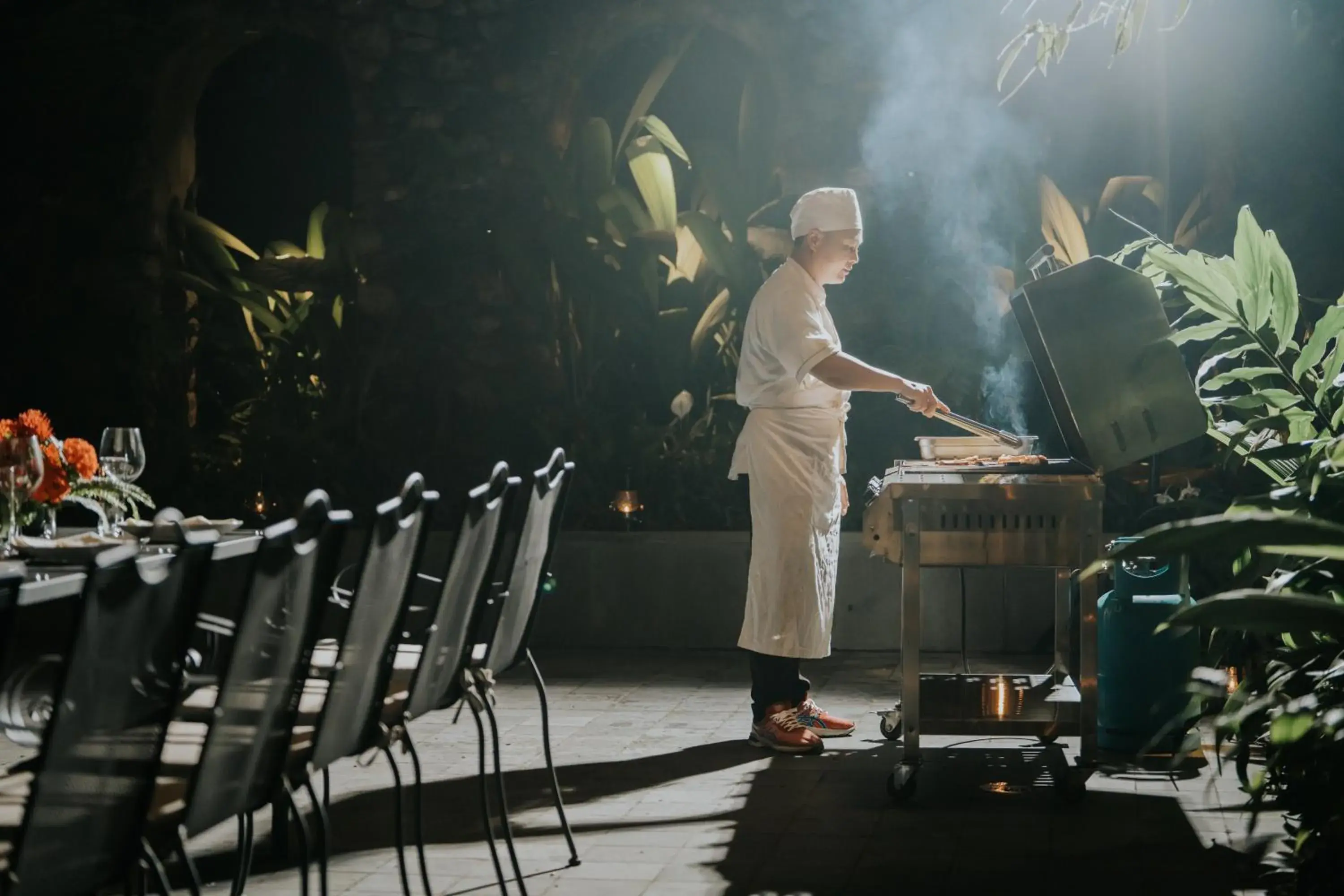 BBQ facilities in Amour Resort Bavi BBQ facilities in Amour Resort Bavi