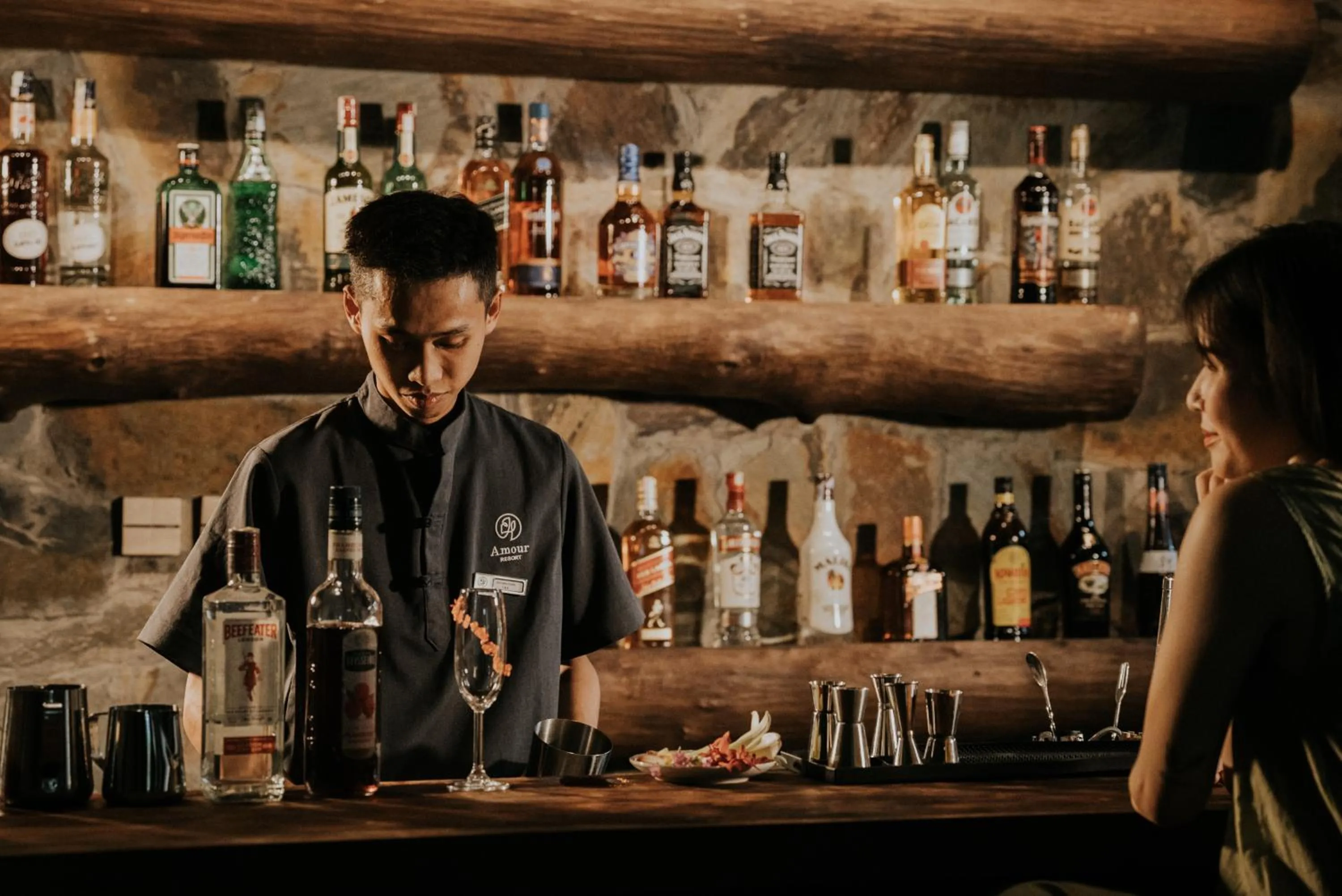 Lounge or bar in Amour Resort Bavi