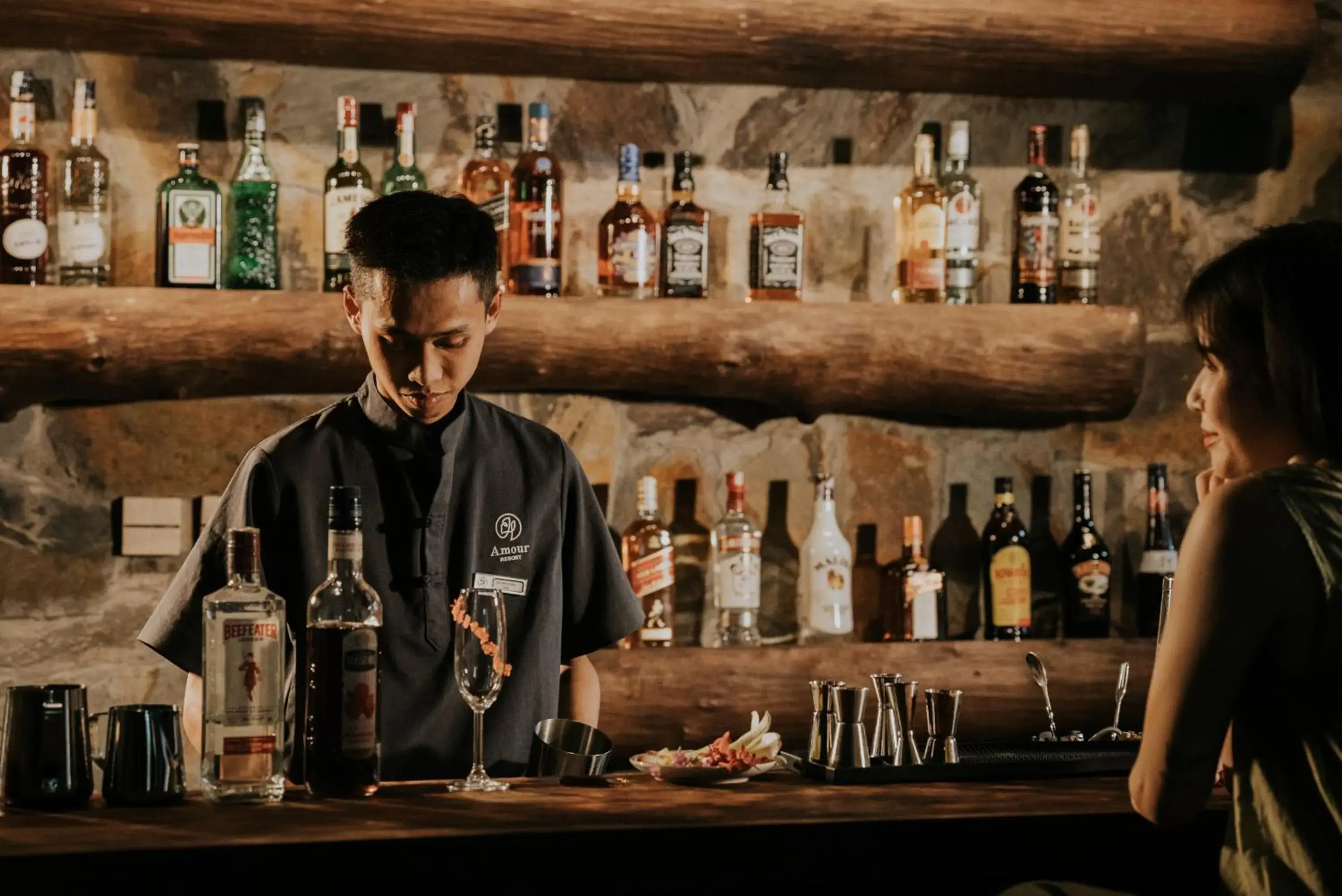 Lounge or bar in Amour Resort Bavi Lounge or bar in Amour Resort Bavi