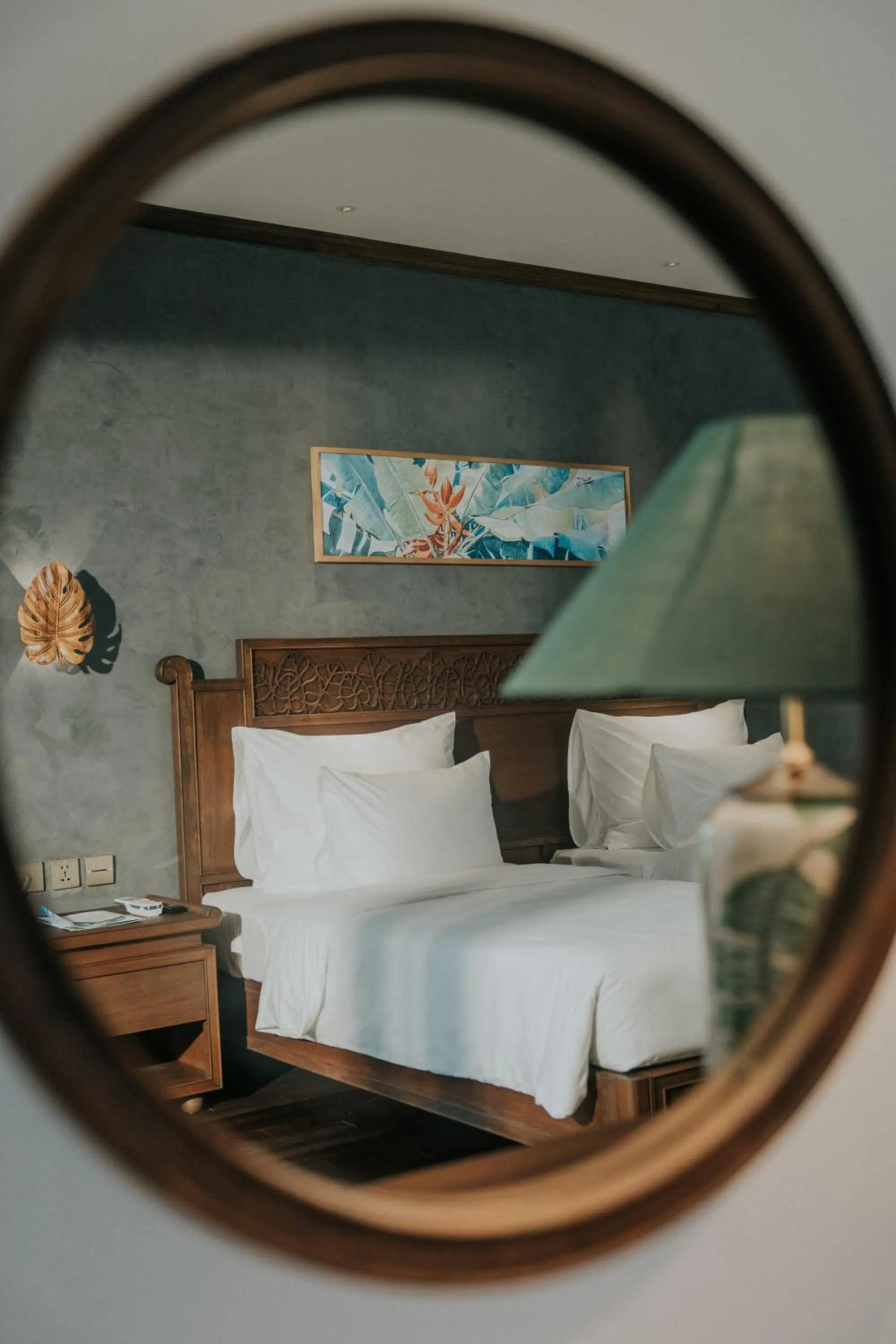 Bed in Amour Resort Bavi