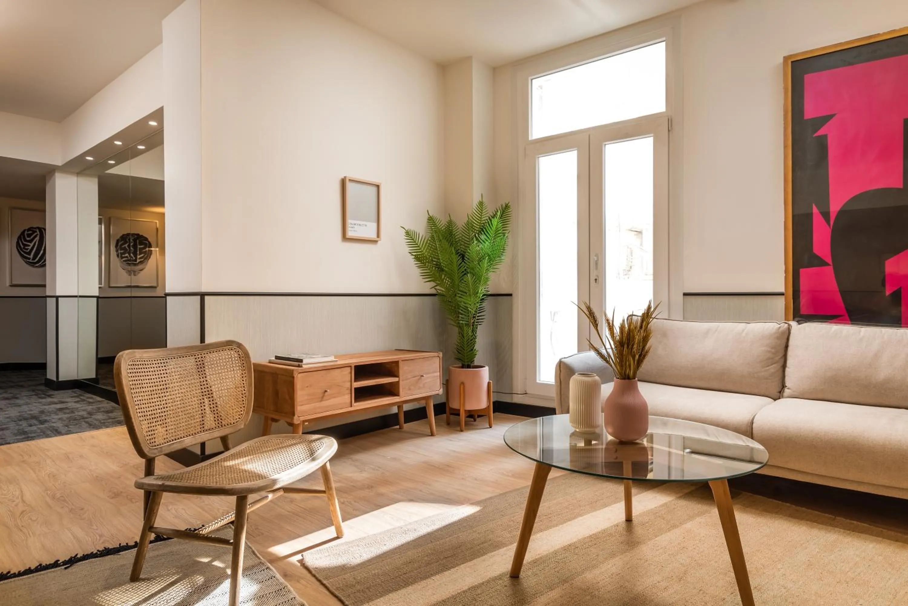 Seating area in BYPILLOW Irala