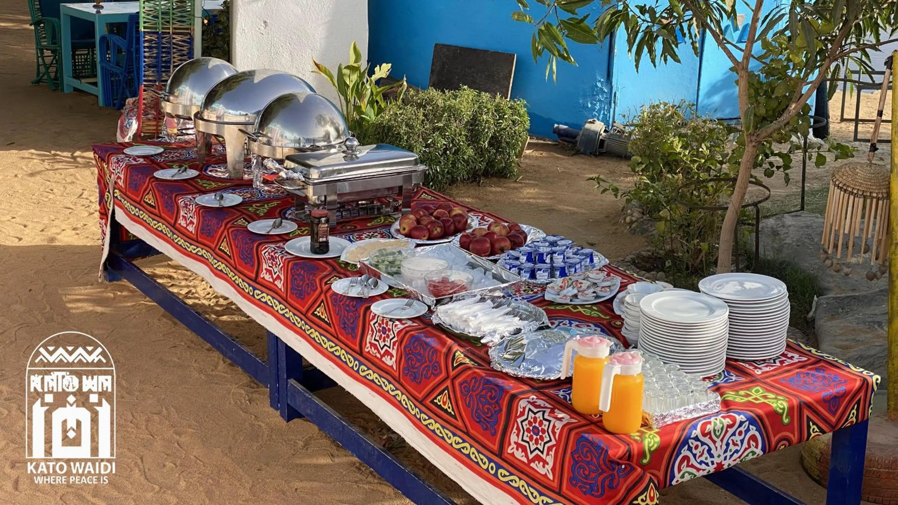 Food and drinks in Kato Waidi Nubian Resort