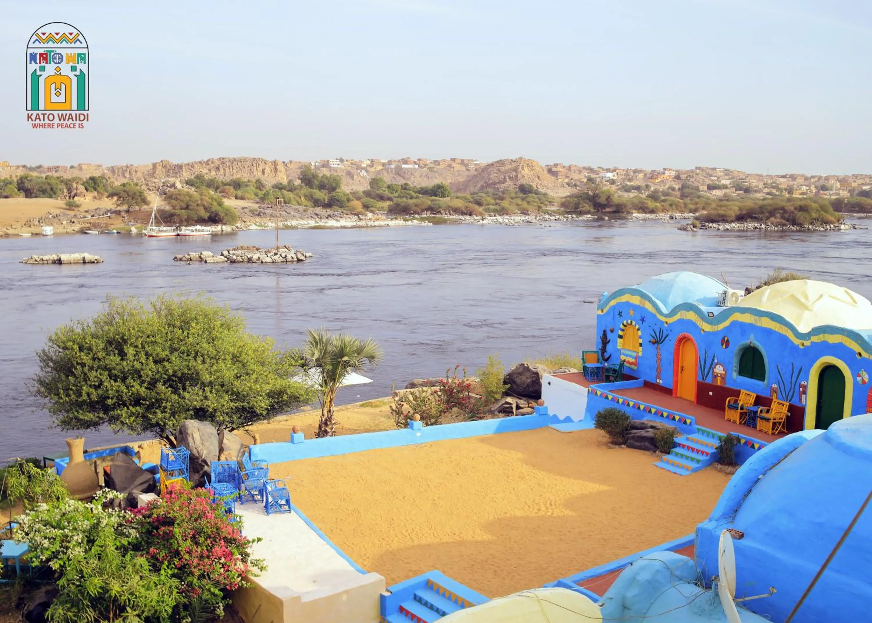 River view in Kato Waidi Nubian Resort