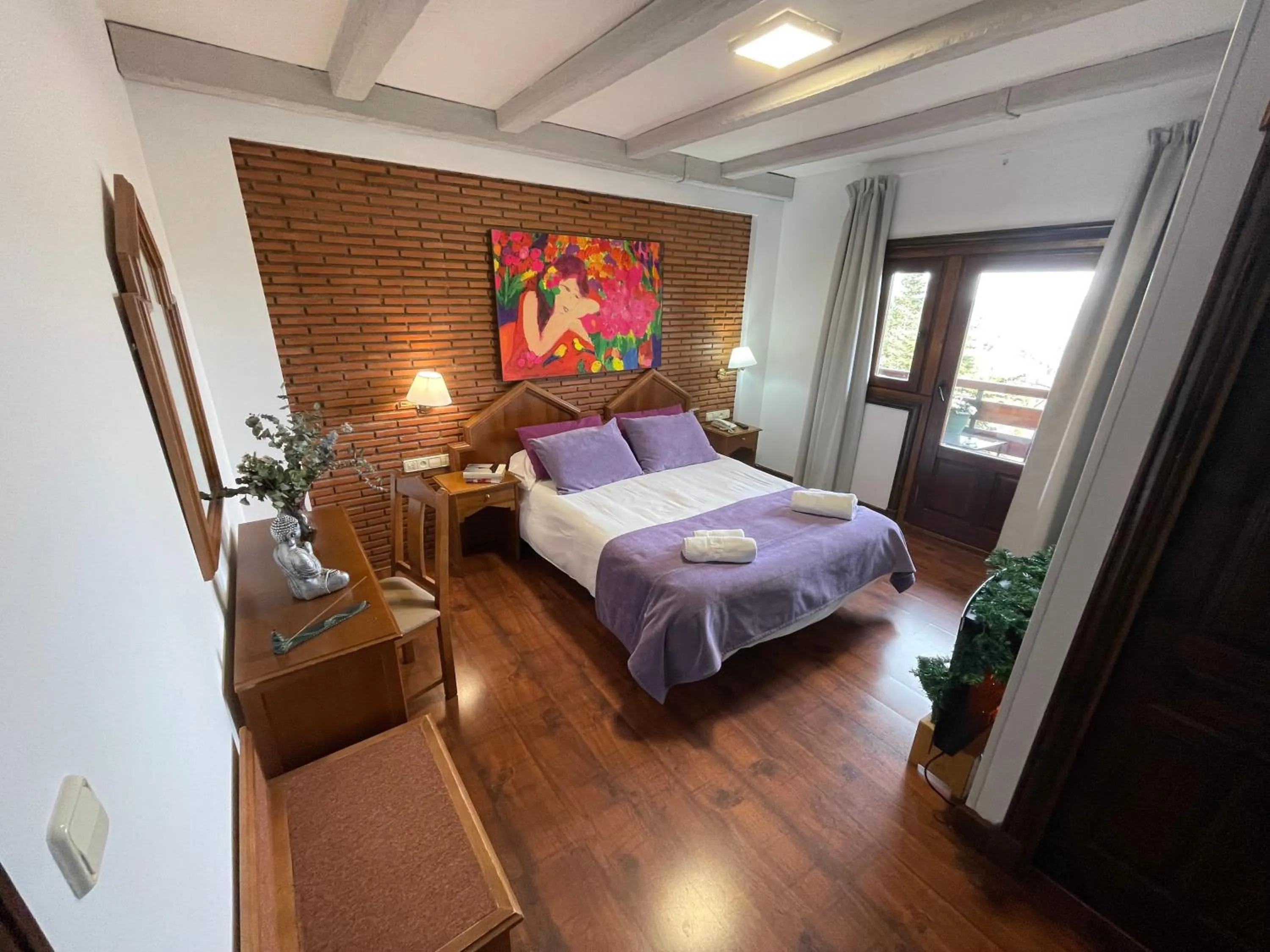 Bed in Hotel El Guerra