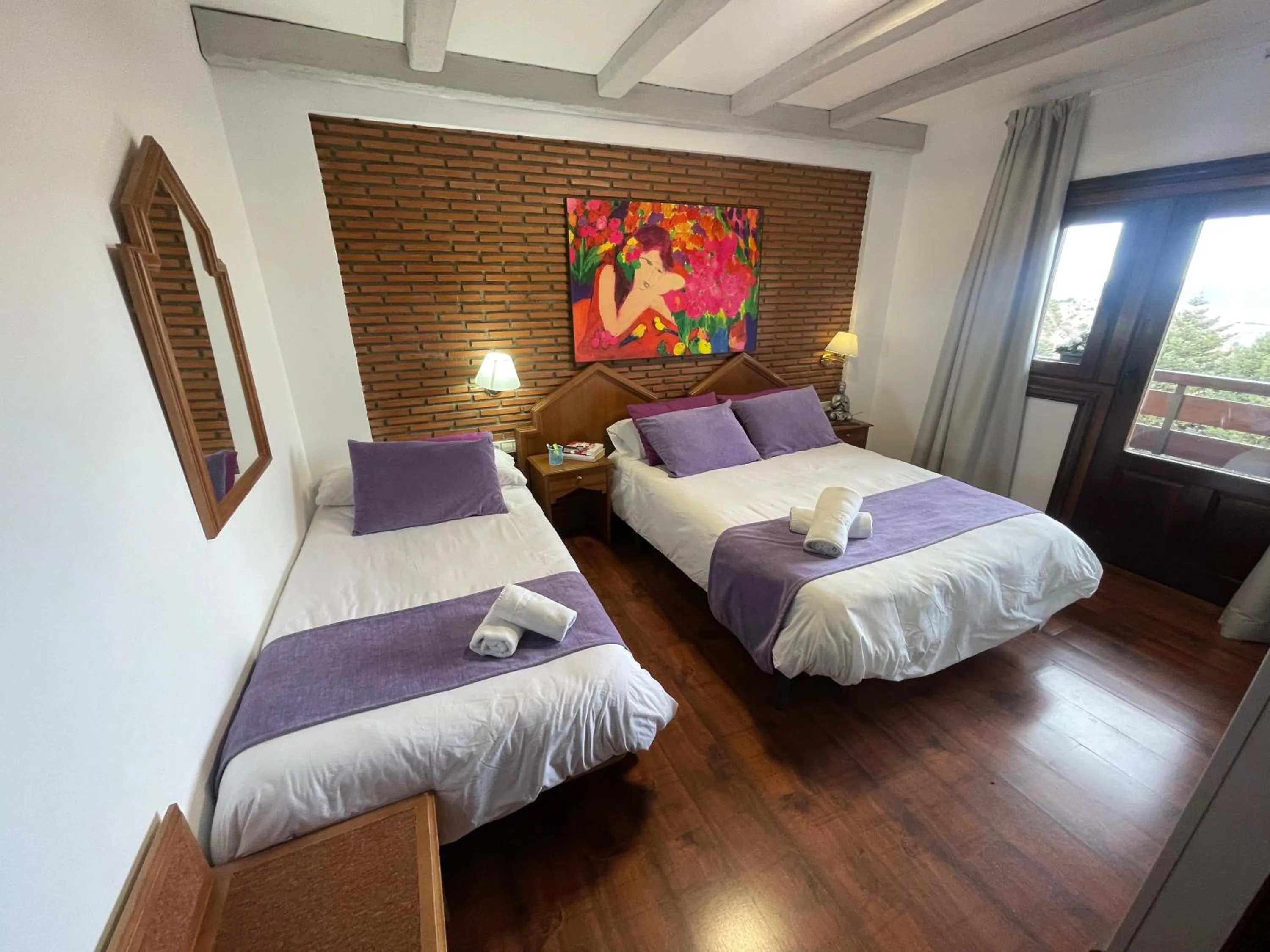 Bed in Hotel El Guerra