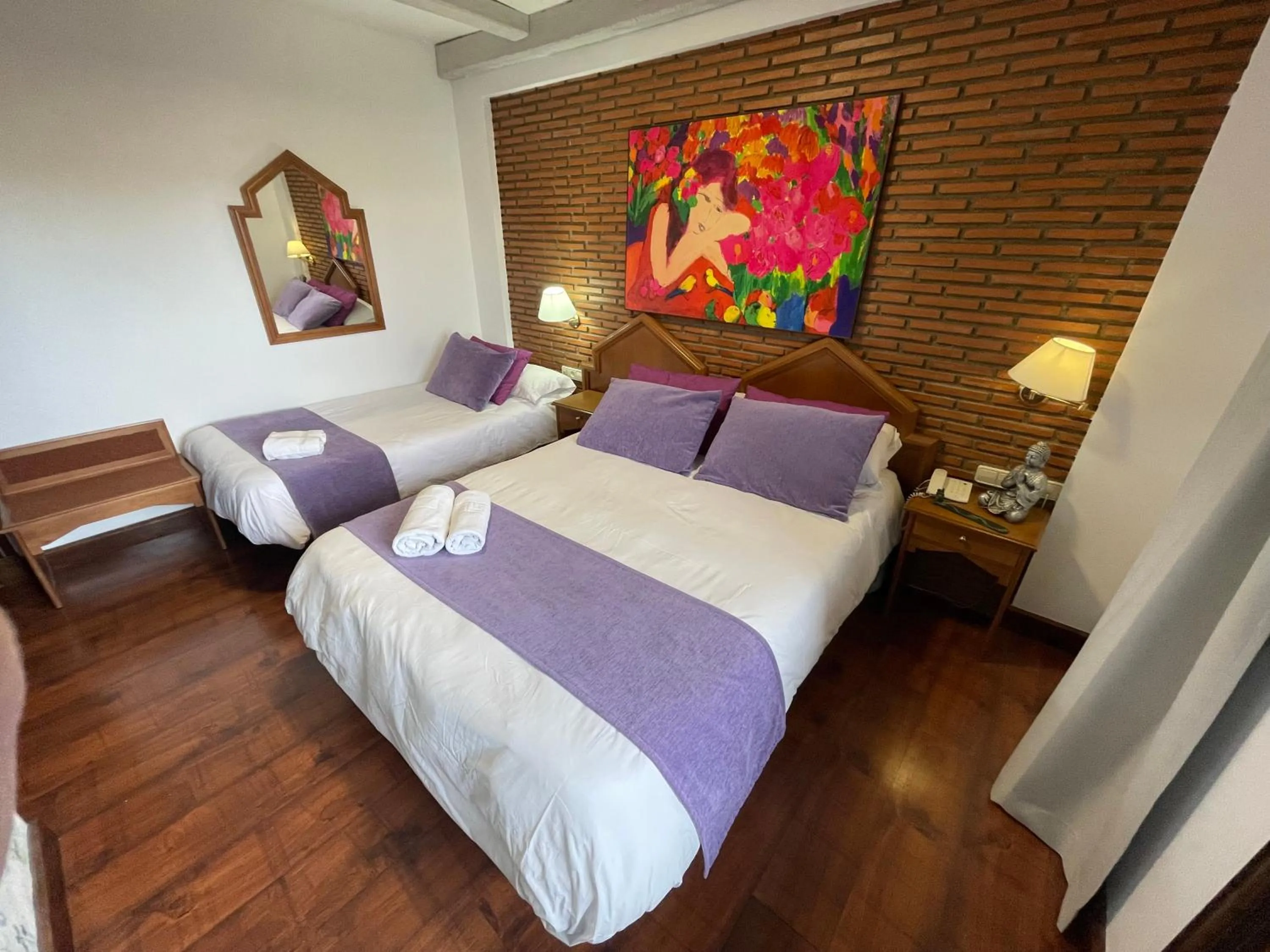 Bed in Hotel El Guerra