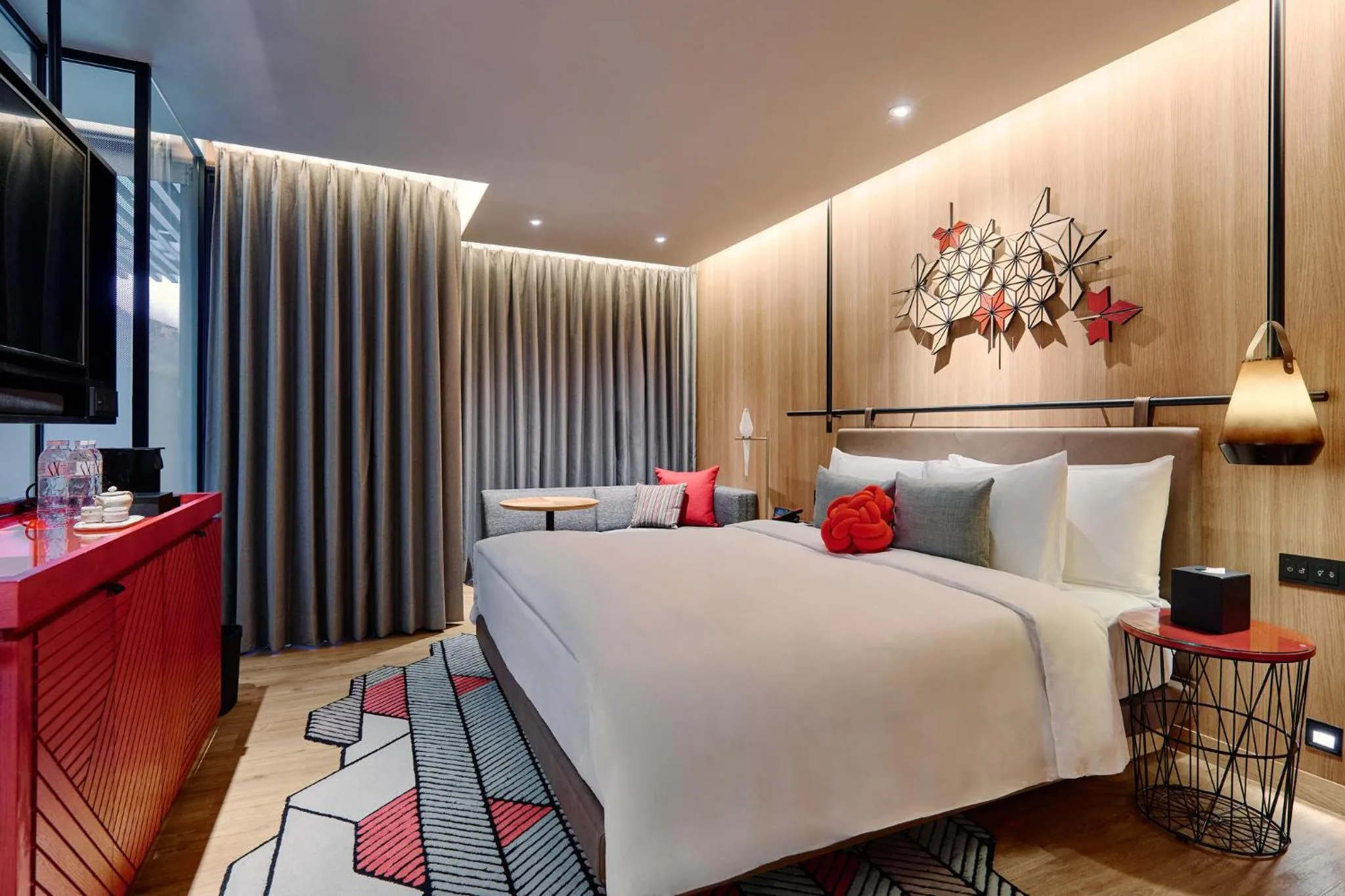 Photo of the whole room, Bed in Hotel Indigo Alishan by IHG