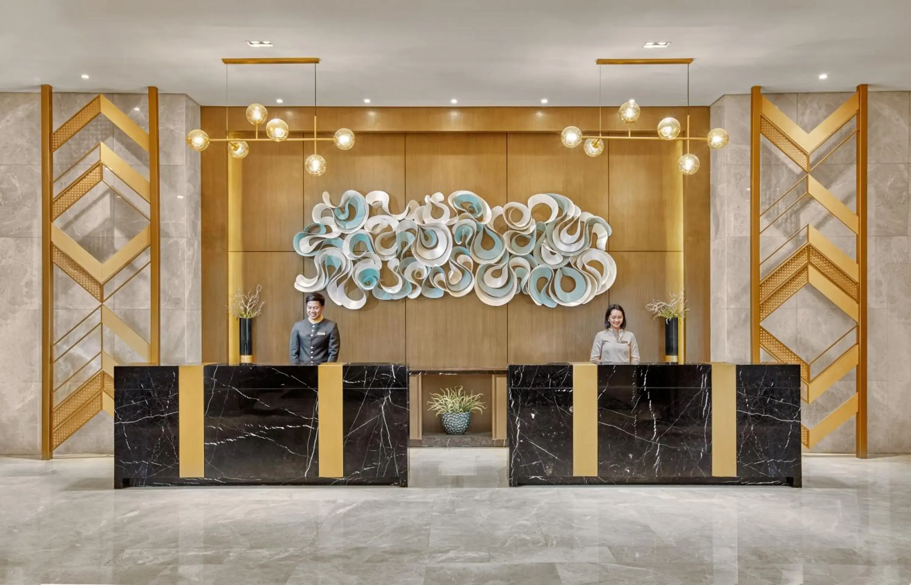 Lobby or reception in Belmont Hotel Mactan Lobby or reception in Belmont Hotel Mactan