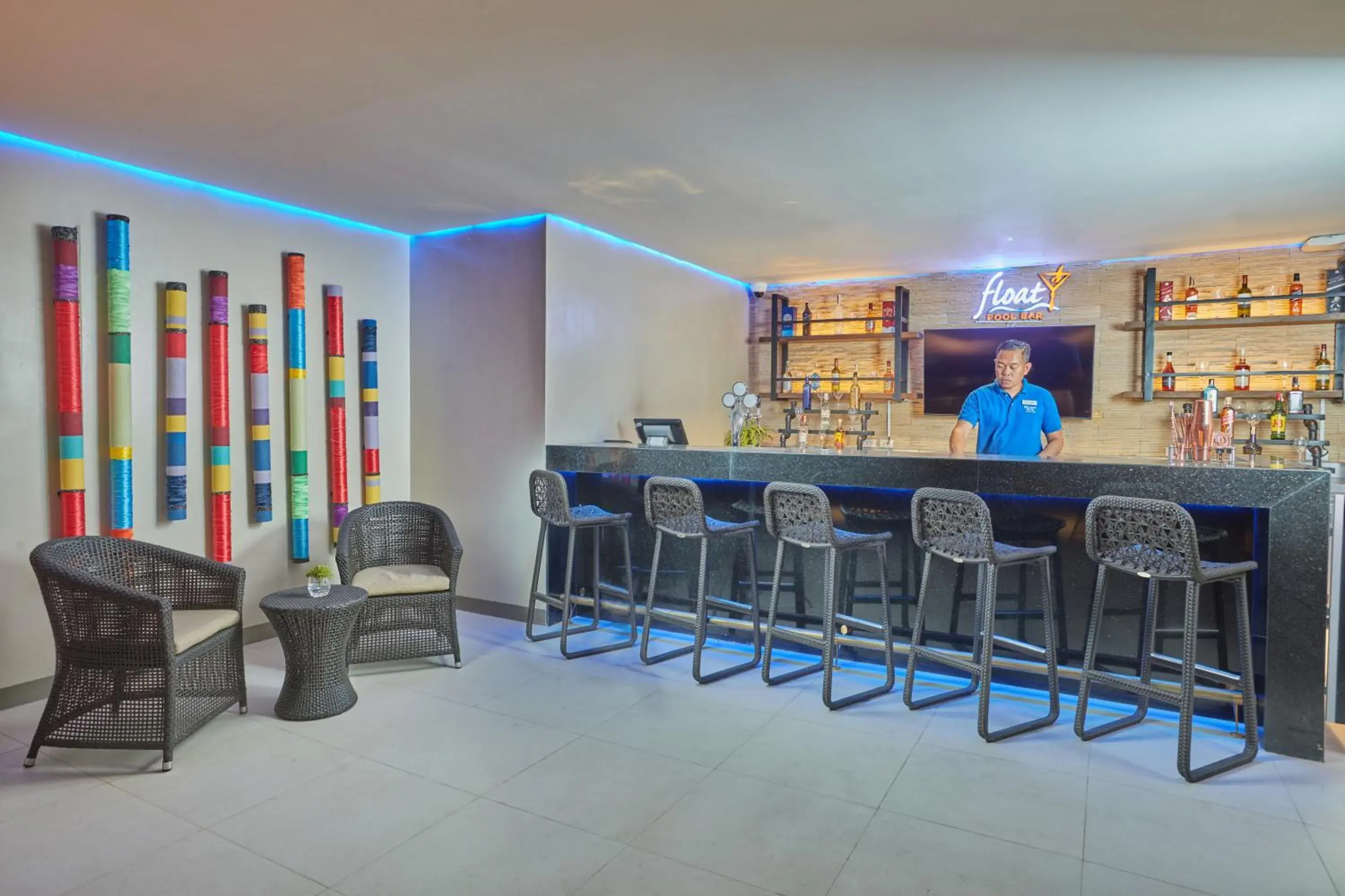 Lounge or bar in Belmont Hotel Mactan Lounge or bar in Belmont Hotel Mactan