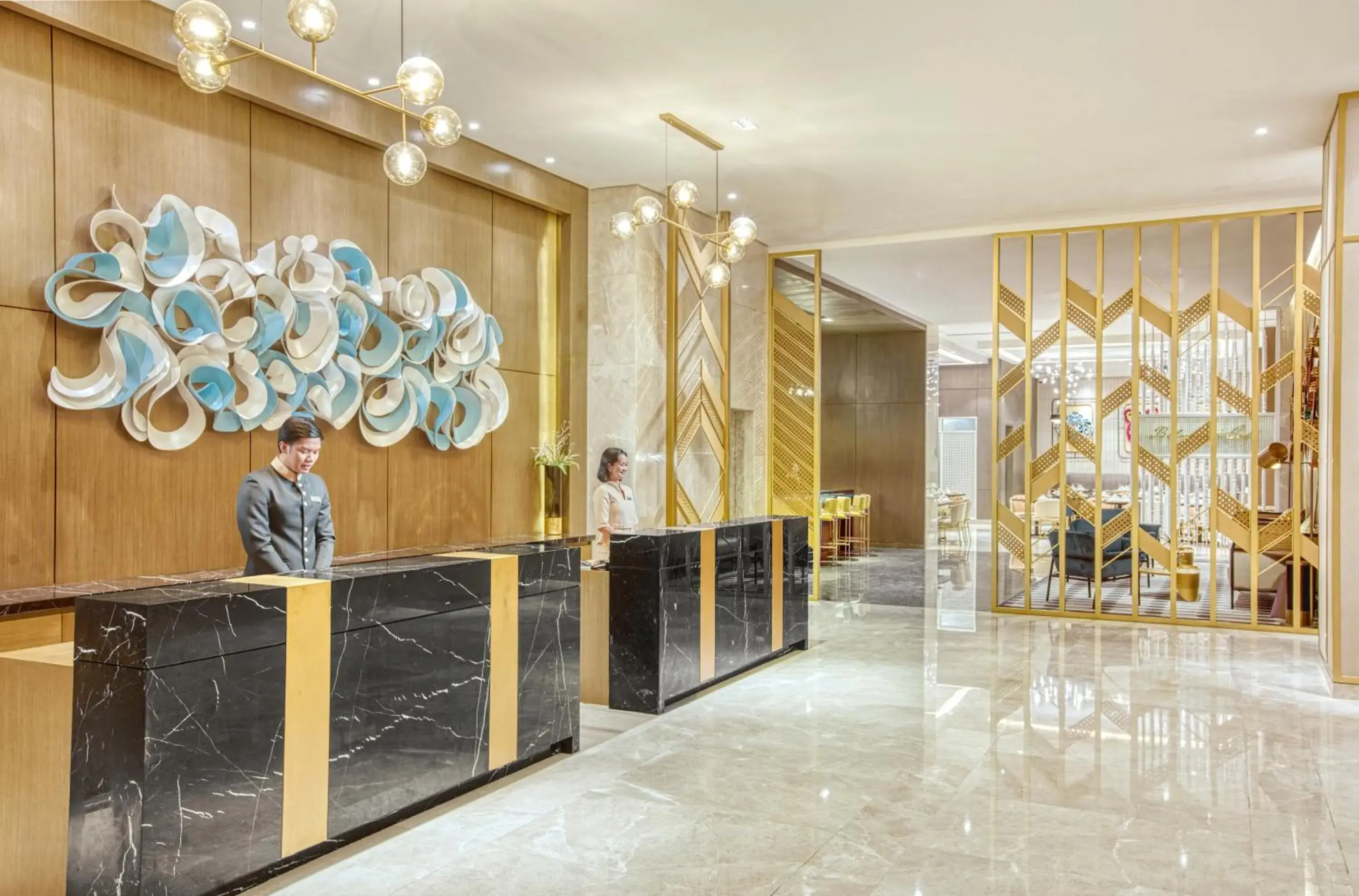 Lobby or reception in Belmont Hotel Mactan Lobby or reception in Belmont Hotel Mactan