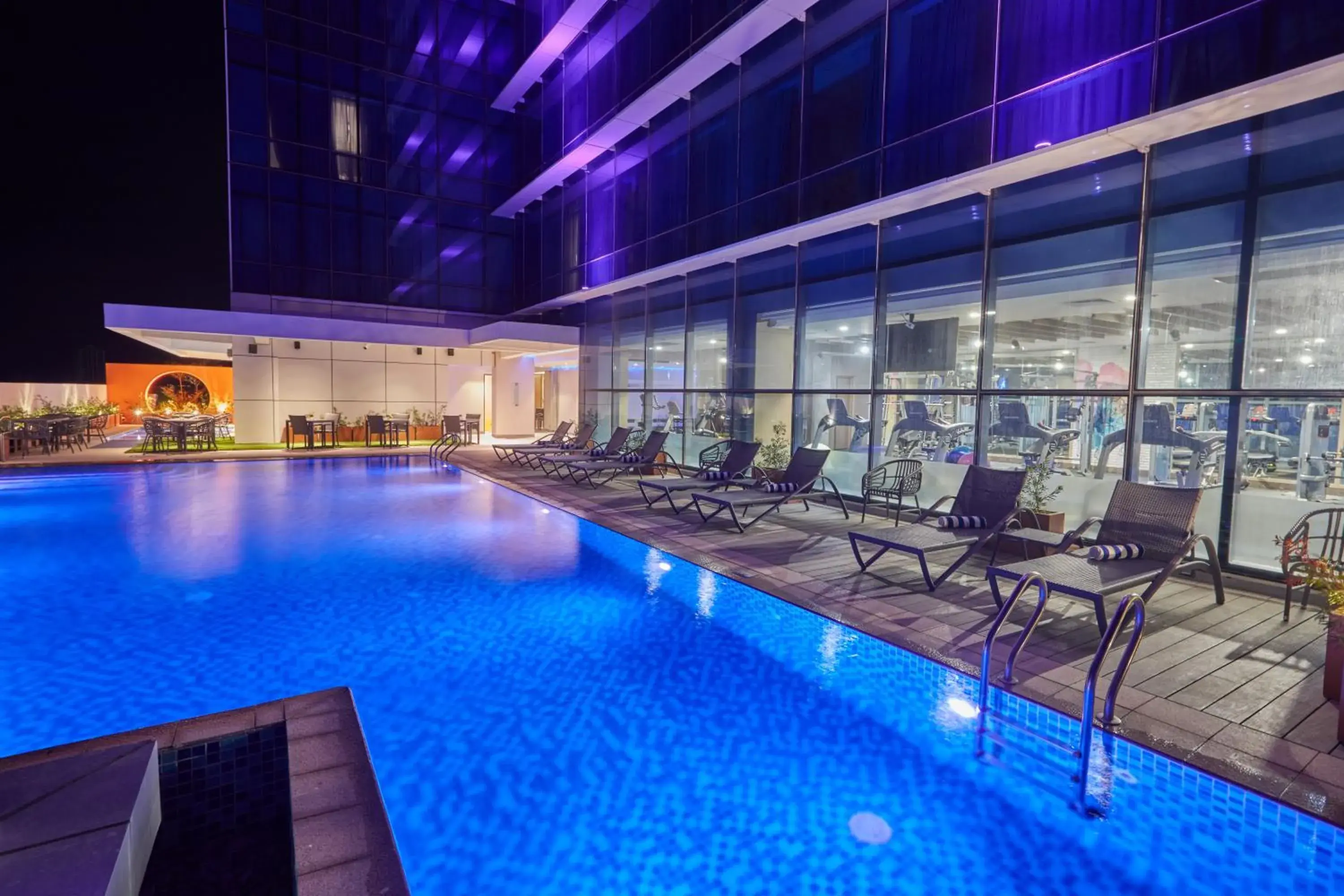 Pool view in Belmont Hotel Mactan Pool view in Belmont Hotel Mactan