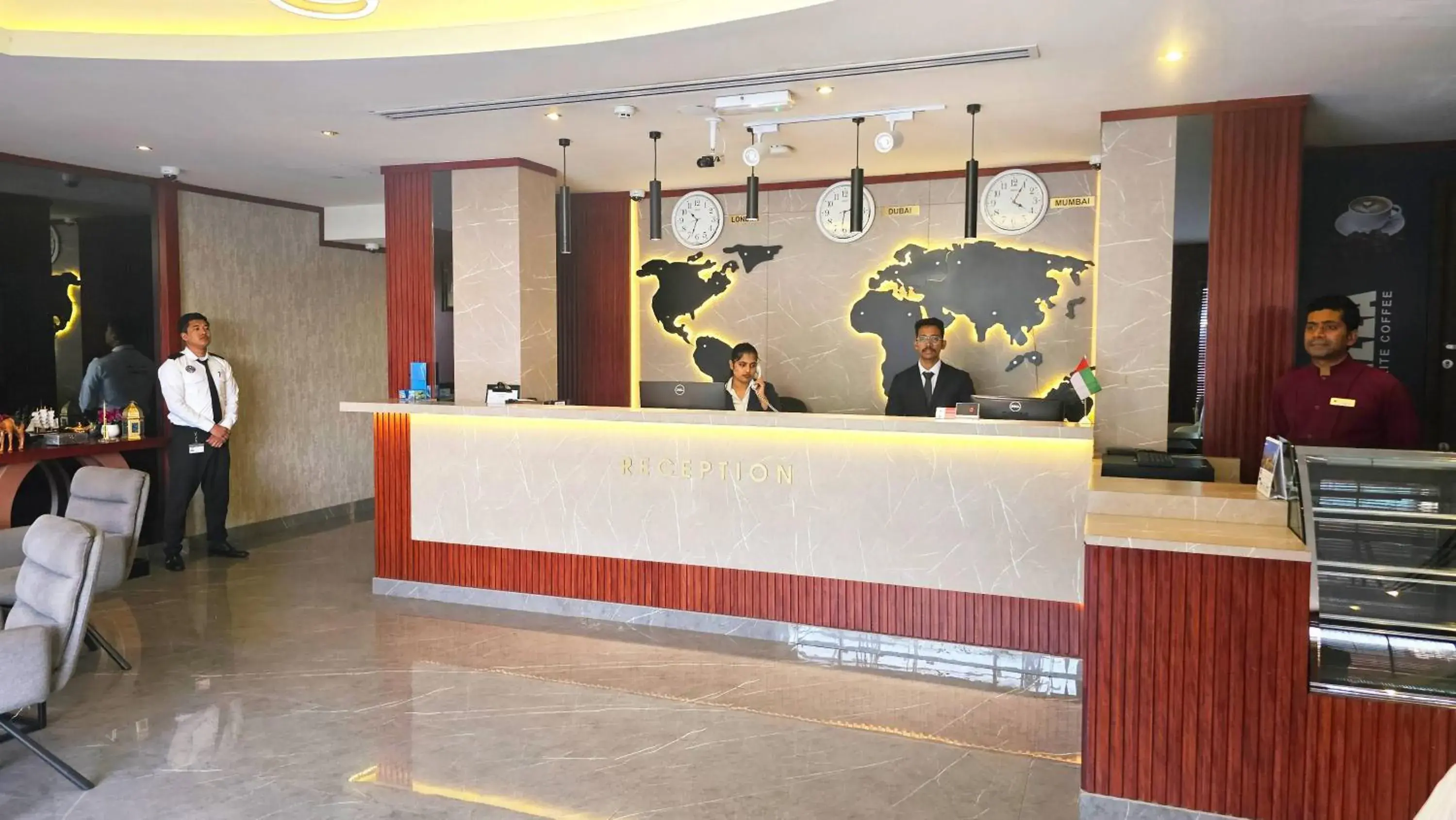 Lobby or reception in Concorde Inn Hotel Lobby or reception in Concorde Inn Hotel