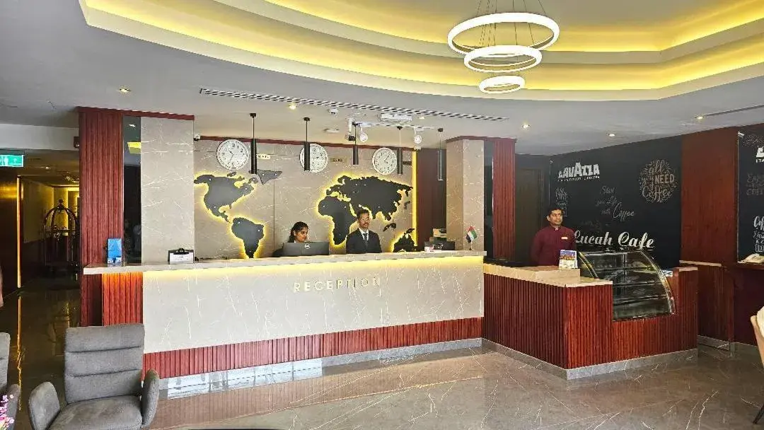 Lobby or reception in Concorde Inn Hotel Lobby or reception in Concorde Inn Hotel