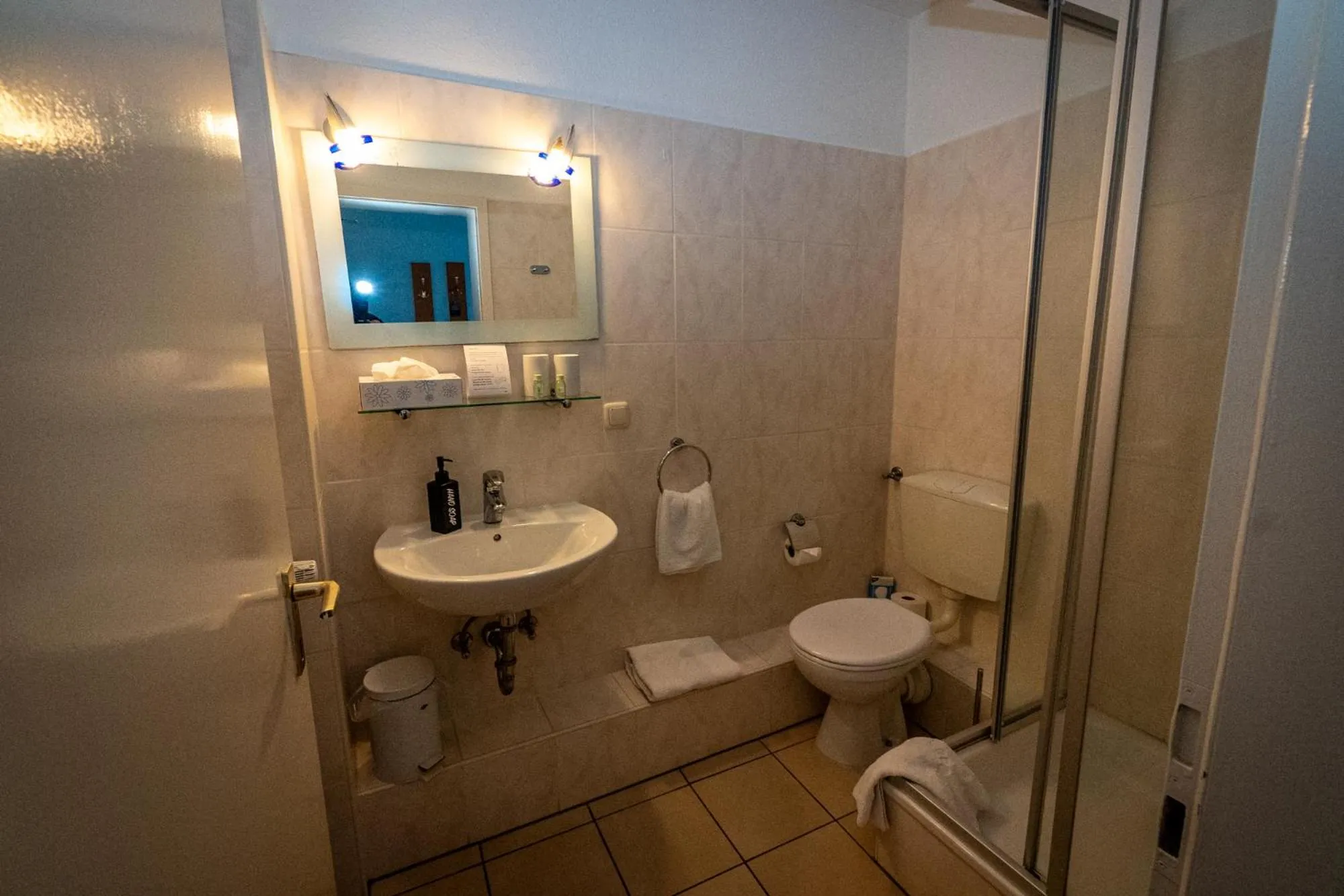 Bathroom in Hotel Adler & Eventlocation GmbH