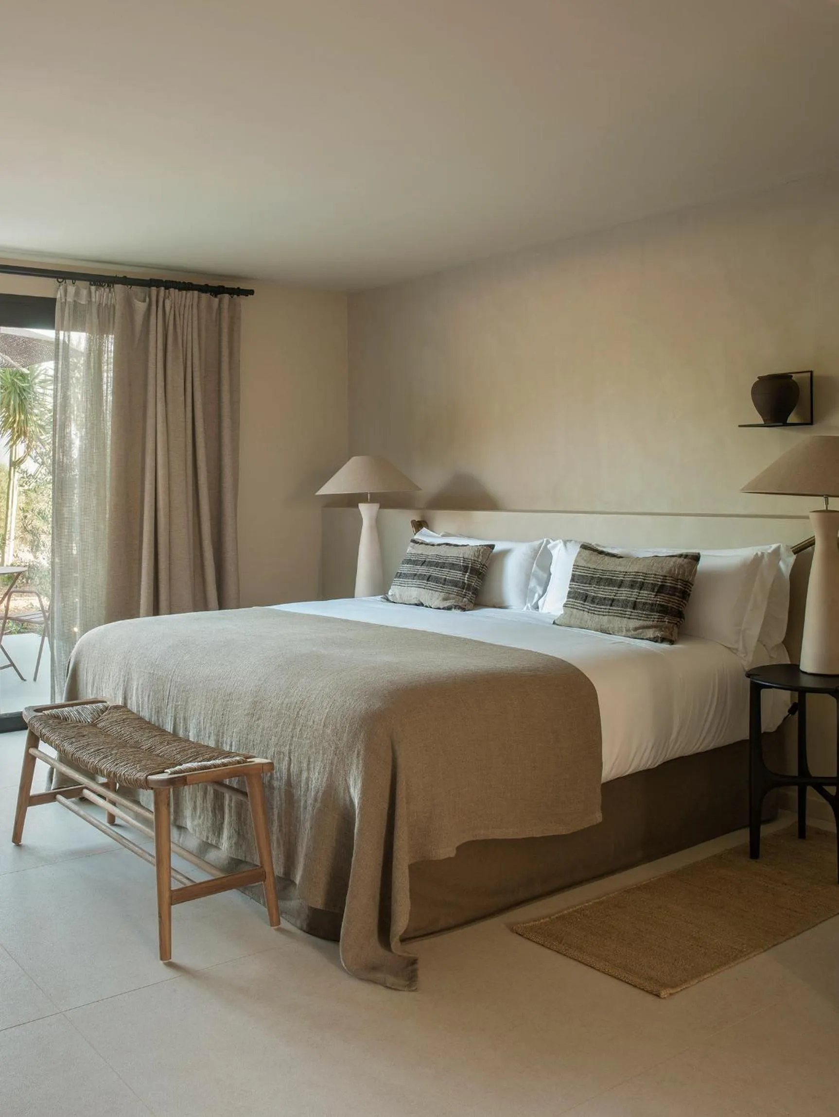 Bed in The Lodge Mallorca, Small Luxury Hotels