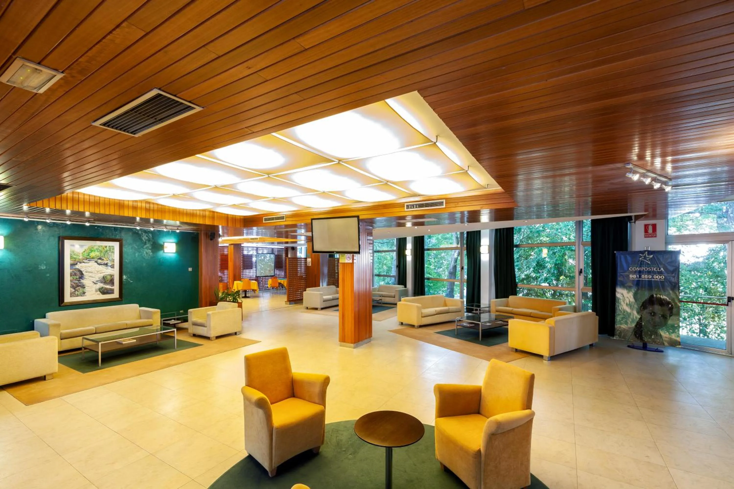 Lounge or bar in Hotel Balneario de Compostela