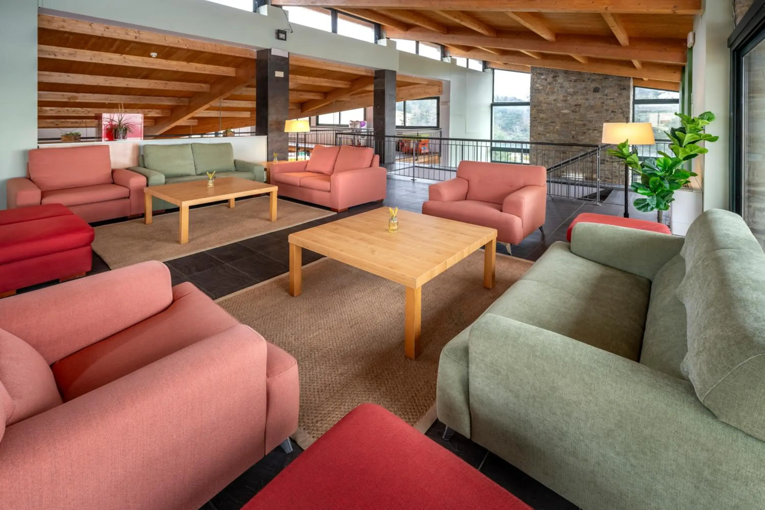 Living room in Vilar Rural De Sant Hilari Sacalm by Serhs Hotels Living room in Vilar Rural De Sant Hilari Sacalm by Serhs Hotels