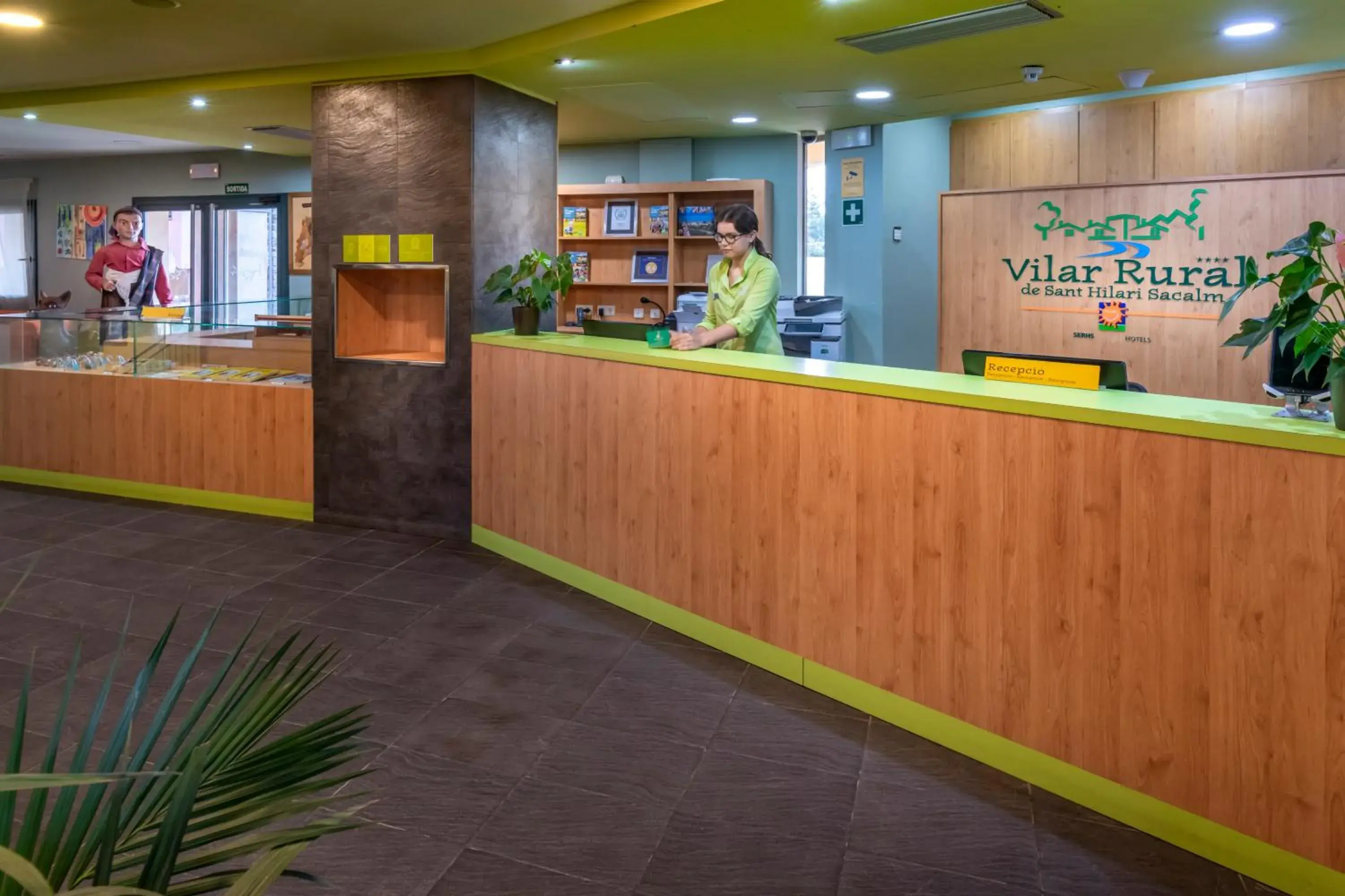 Lobby or reception in Vilar Rural De Sant Hilari Sacalm by Serhs Hotels Lobby or reception in Vilar Rural De Sant Hilari Sacalm by Serhs Hotels