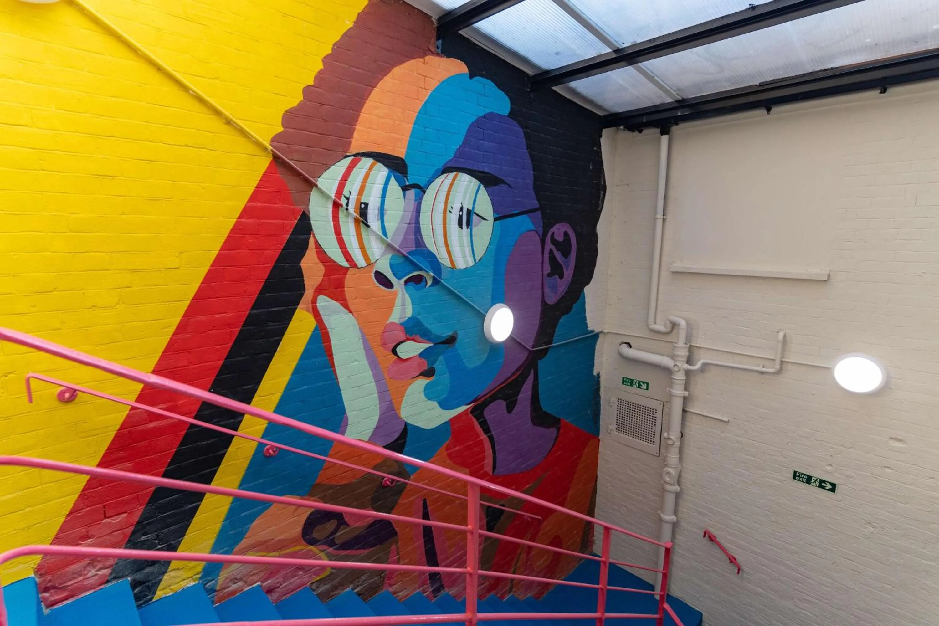 Decorative detail in Hostelle - women only hostel London