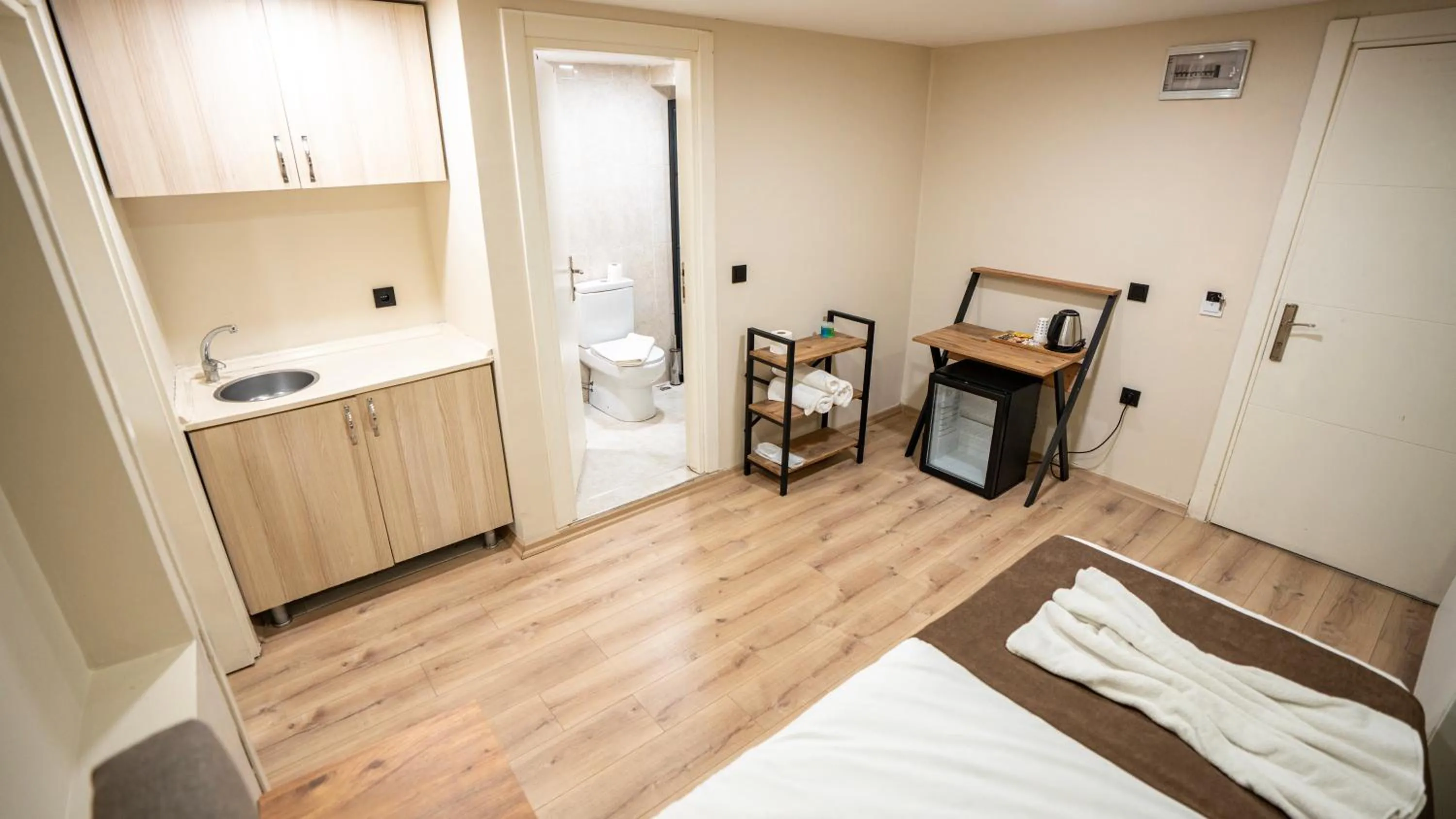 Bed in MİLA SUİTES TAKSİM