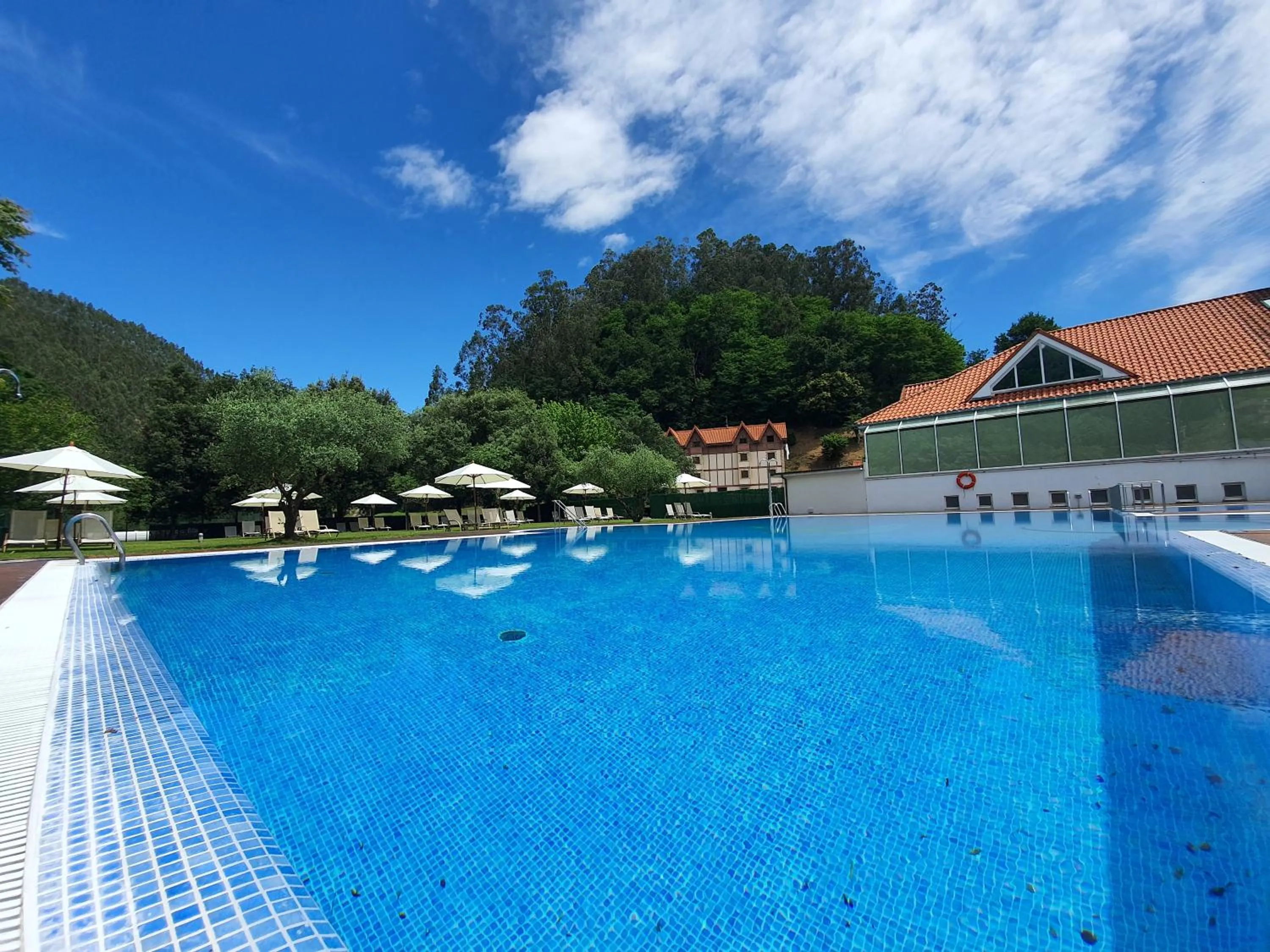 Swimming pool in Gran Hotel Balneario De Puente Viesgo