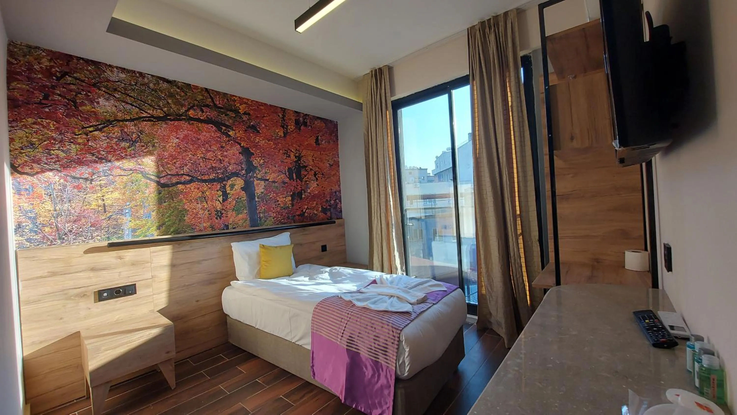 Bed in Lupo Libero Hotel Spa