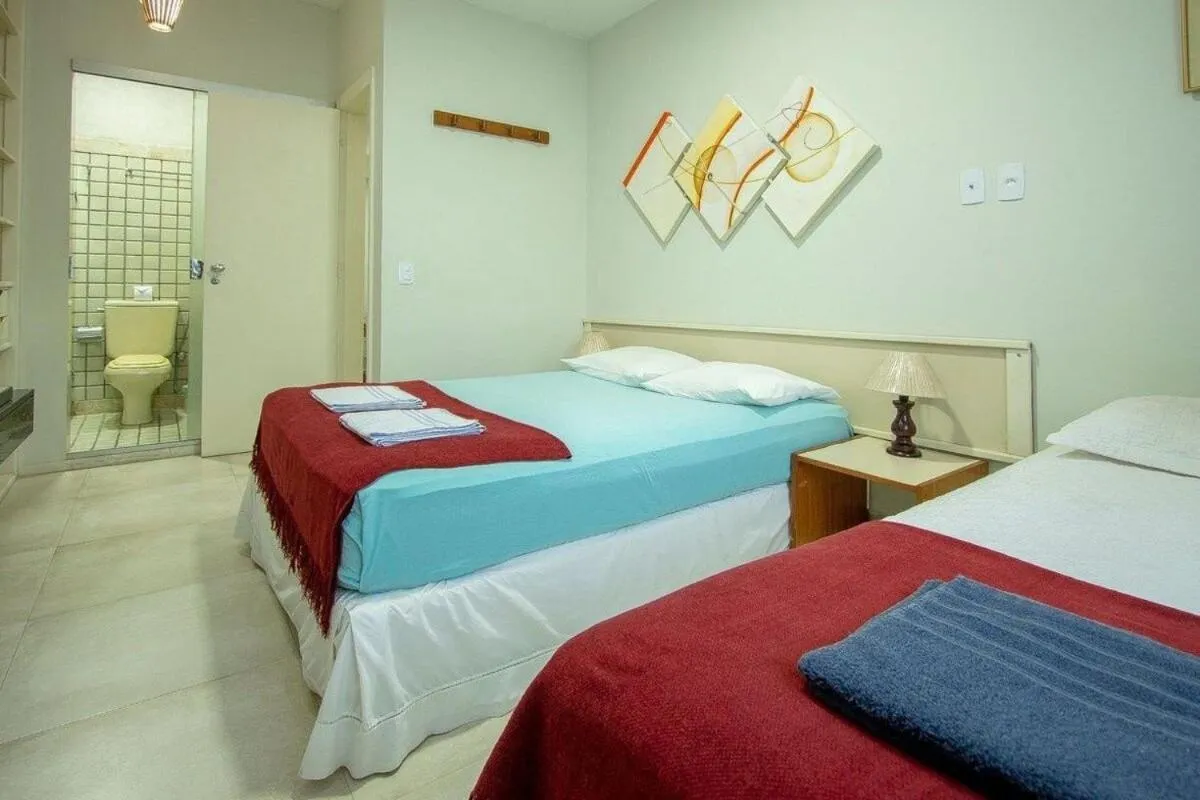 Bed in Flat Praia de Copacabana - Pé na Areia