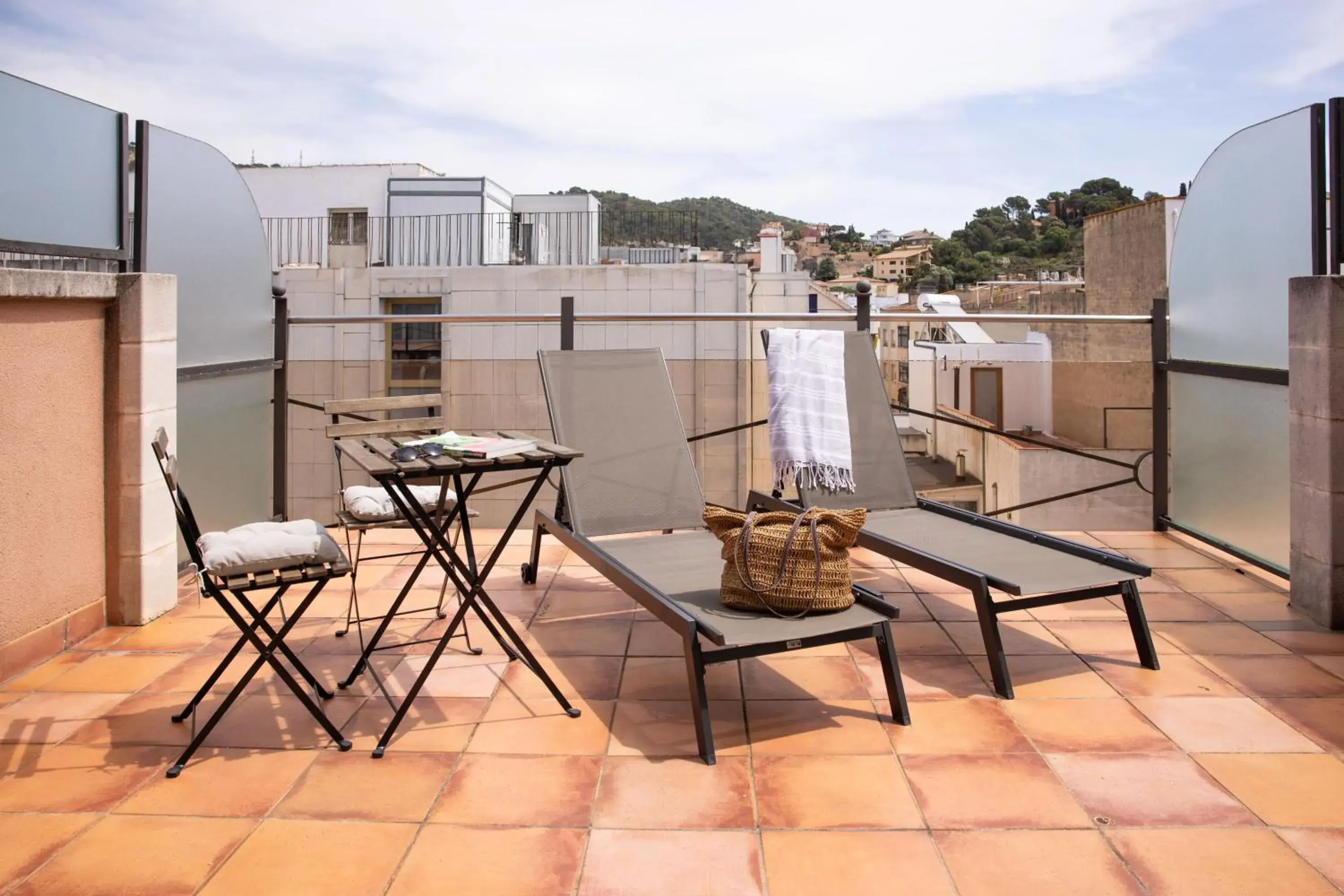 Double Room with Terrace in RVHotels Vila de Tossa Double Room with Terrace in RVHotels Vila de Tossa