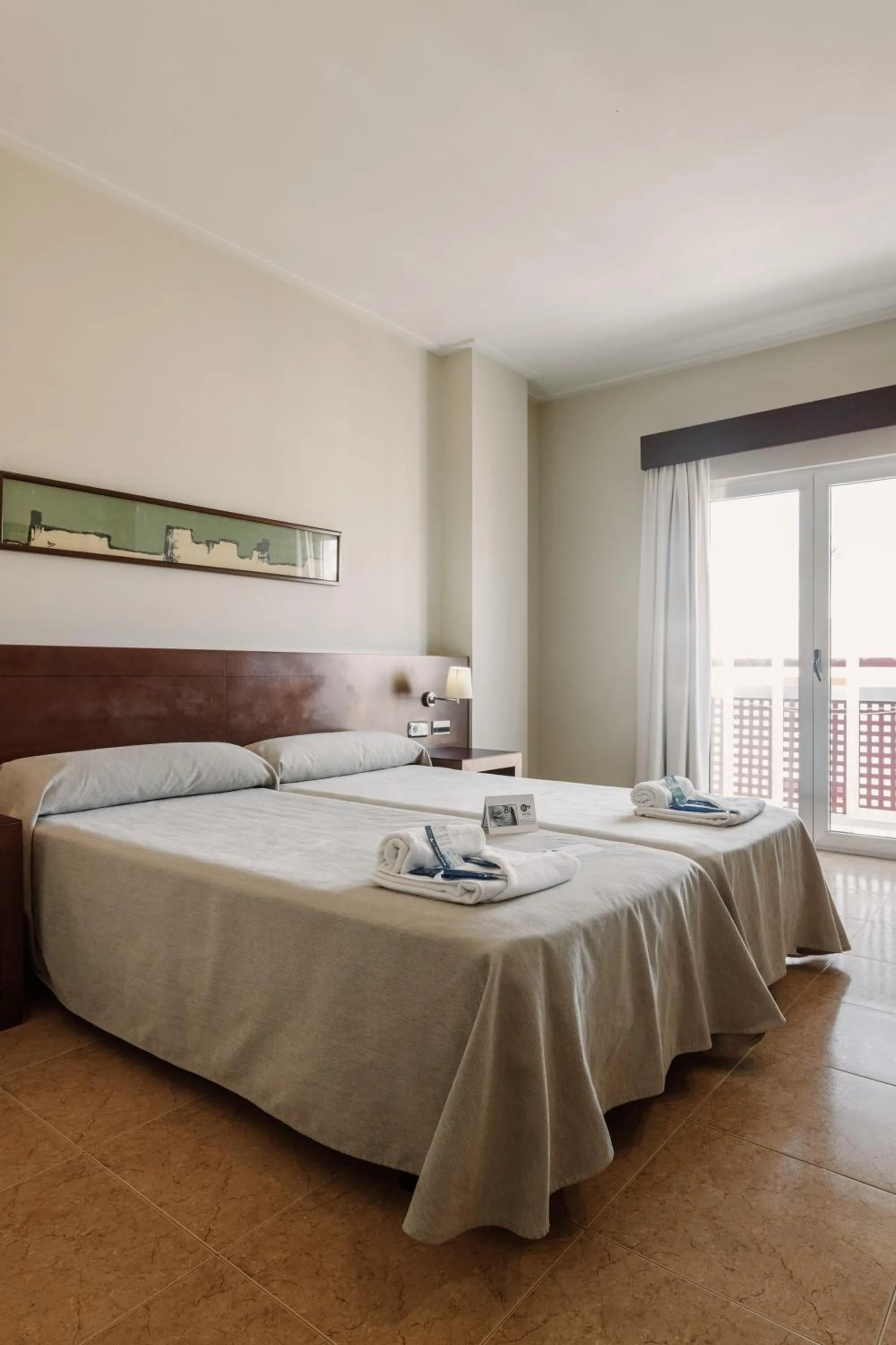 Bed in Hotel Traíña