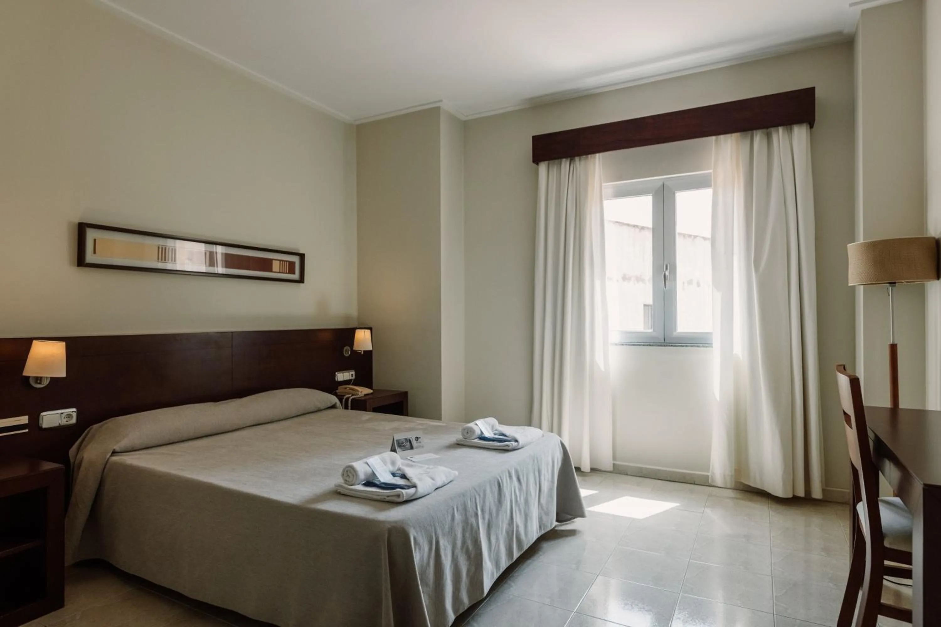 Bed in Hotel Traíña