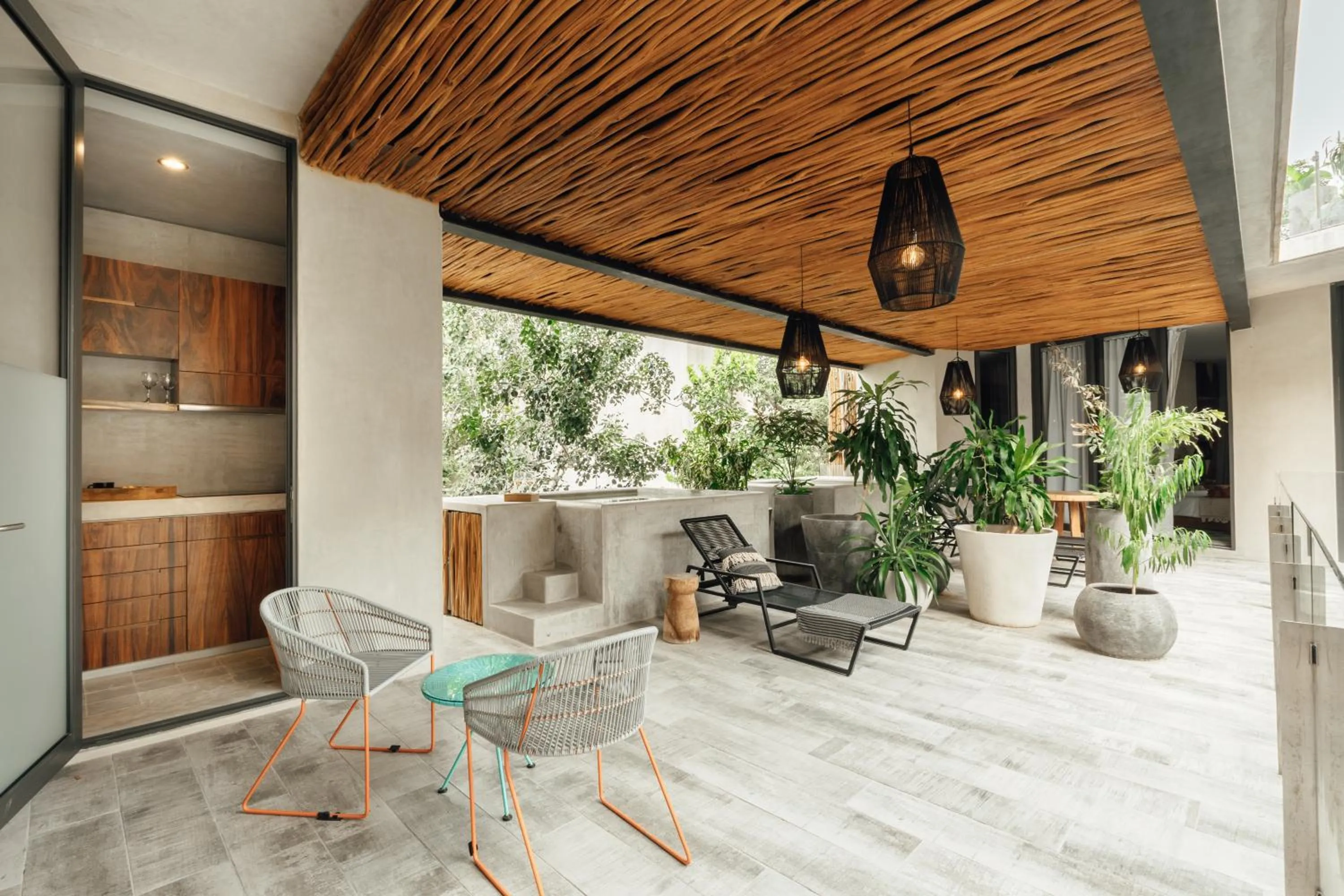 Balcony/Terrace in NAJ Boutique Hotel - Aldea Zama