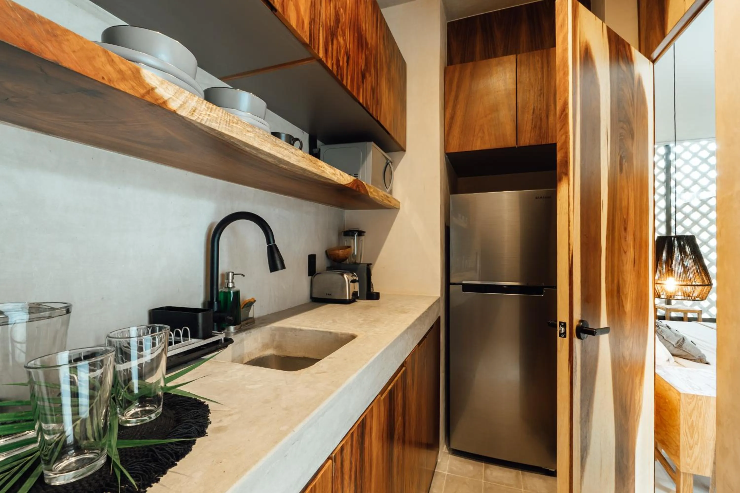 kitchen in NAJ Boutique Hotel - Aldea Zama