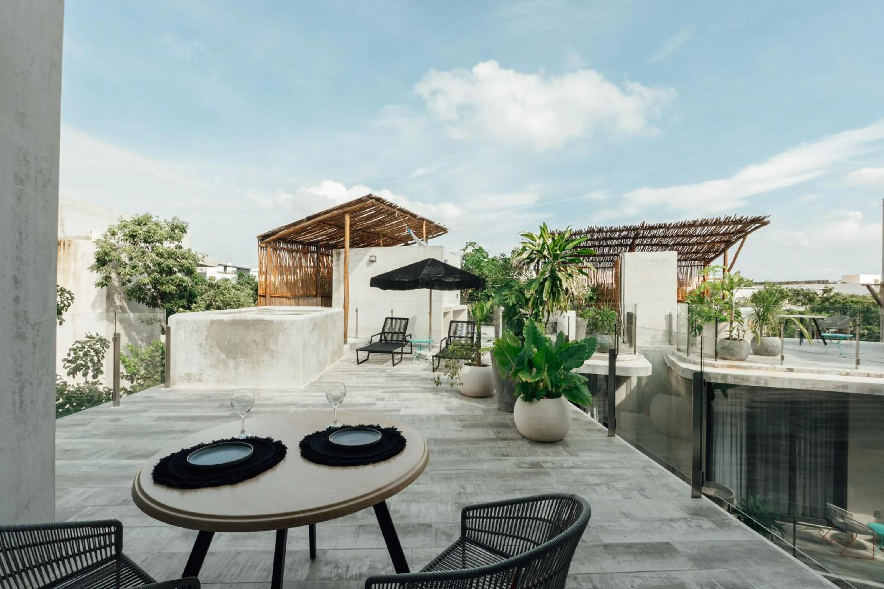 Balcony/Terrace in NAJ Boutique Hotel - Aldea Zama