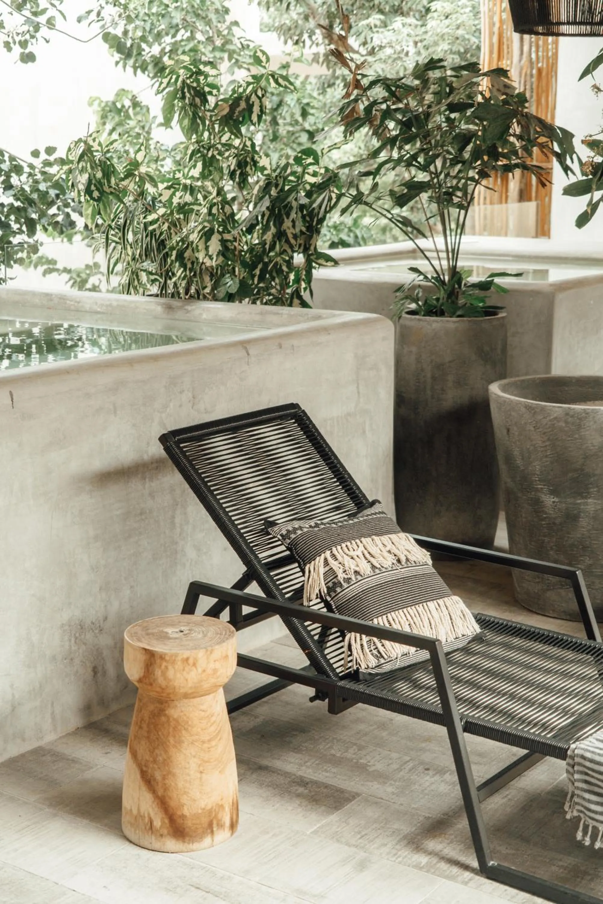 Pool view in NAJ Boutique Hotel - Aldea Zama