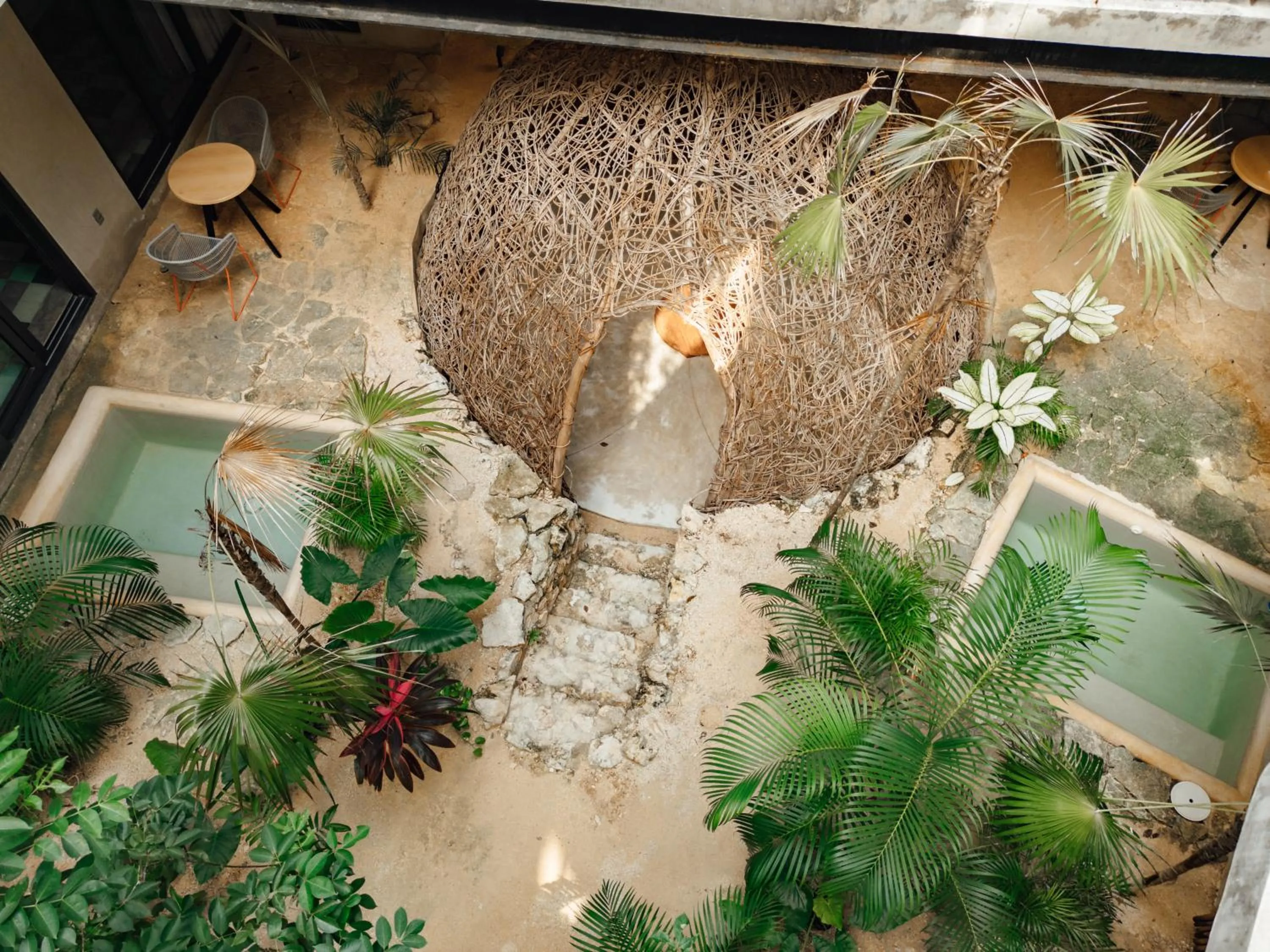 Pool view in NAJ Boutique Hotel - Aldea Zama