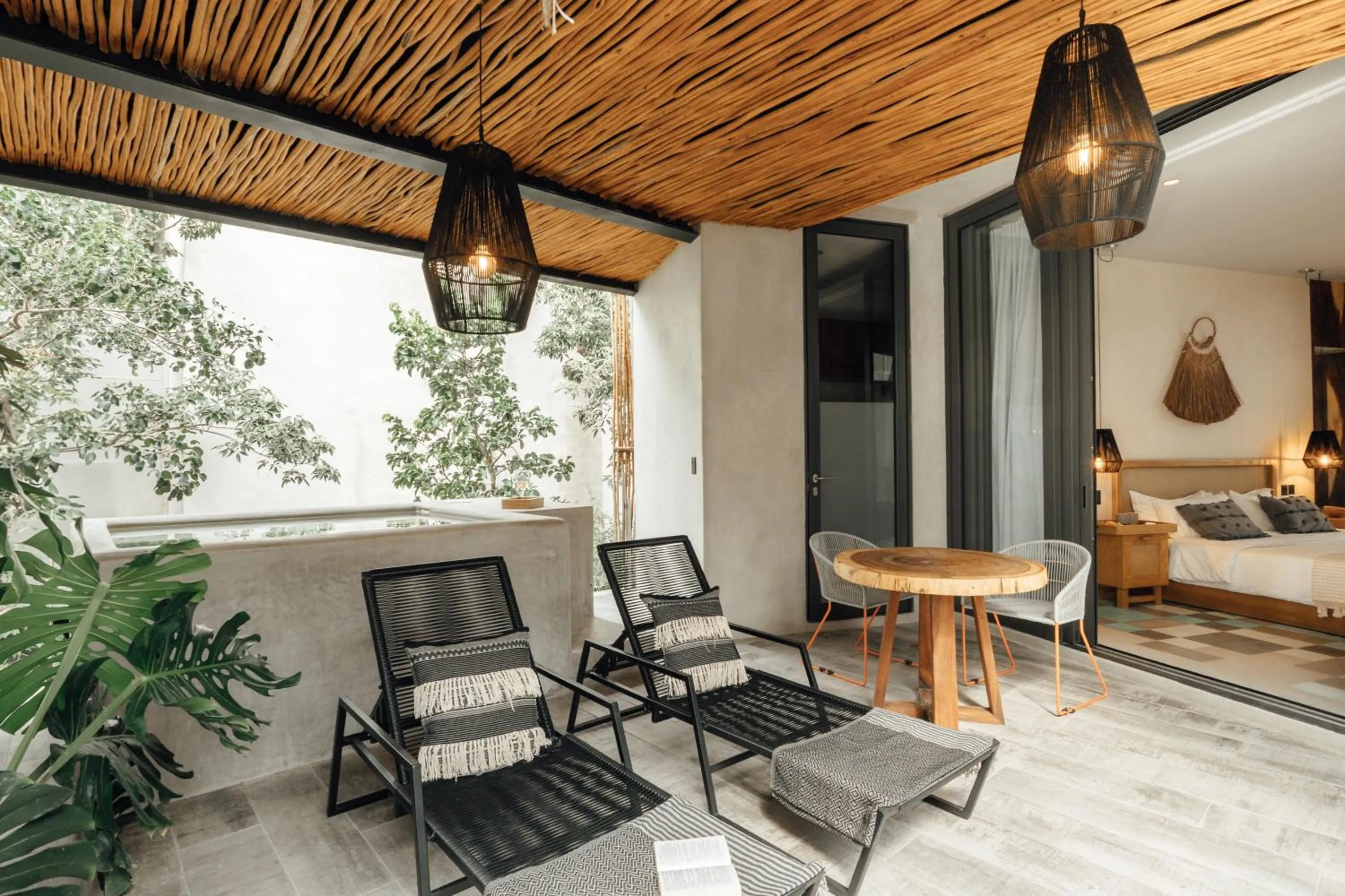 Swimming pool in NAJ Boutique Hotel - Aldea Zama