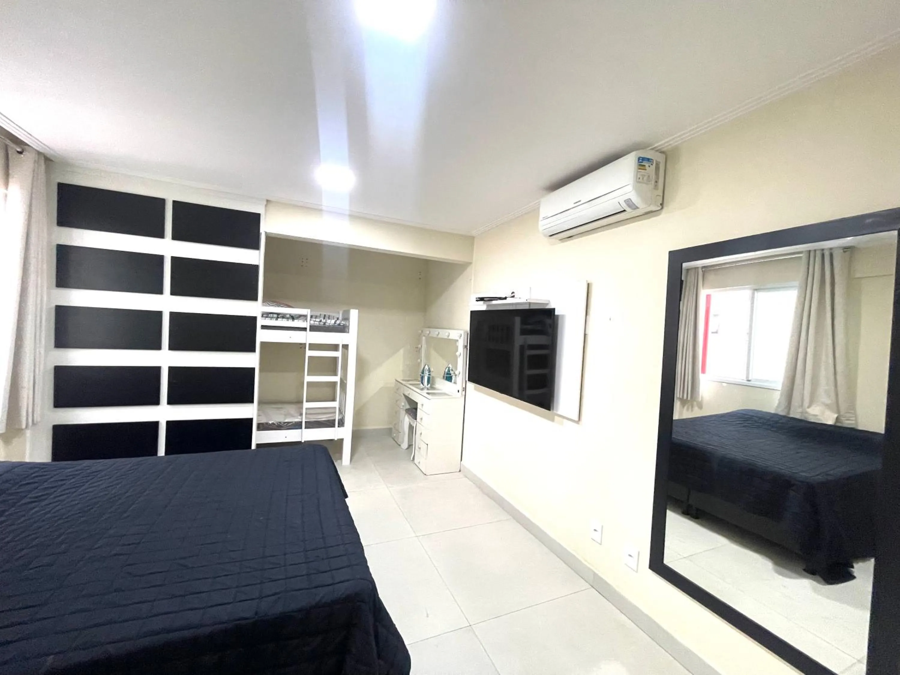 Bed in Eu Amo Arraial Hospedagem - Cobertura com Jacuzzi Praia Grande