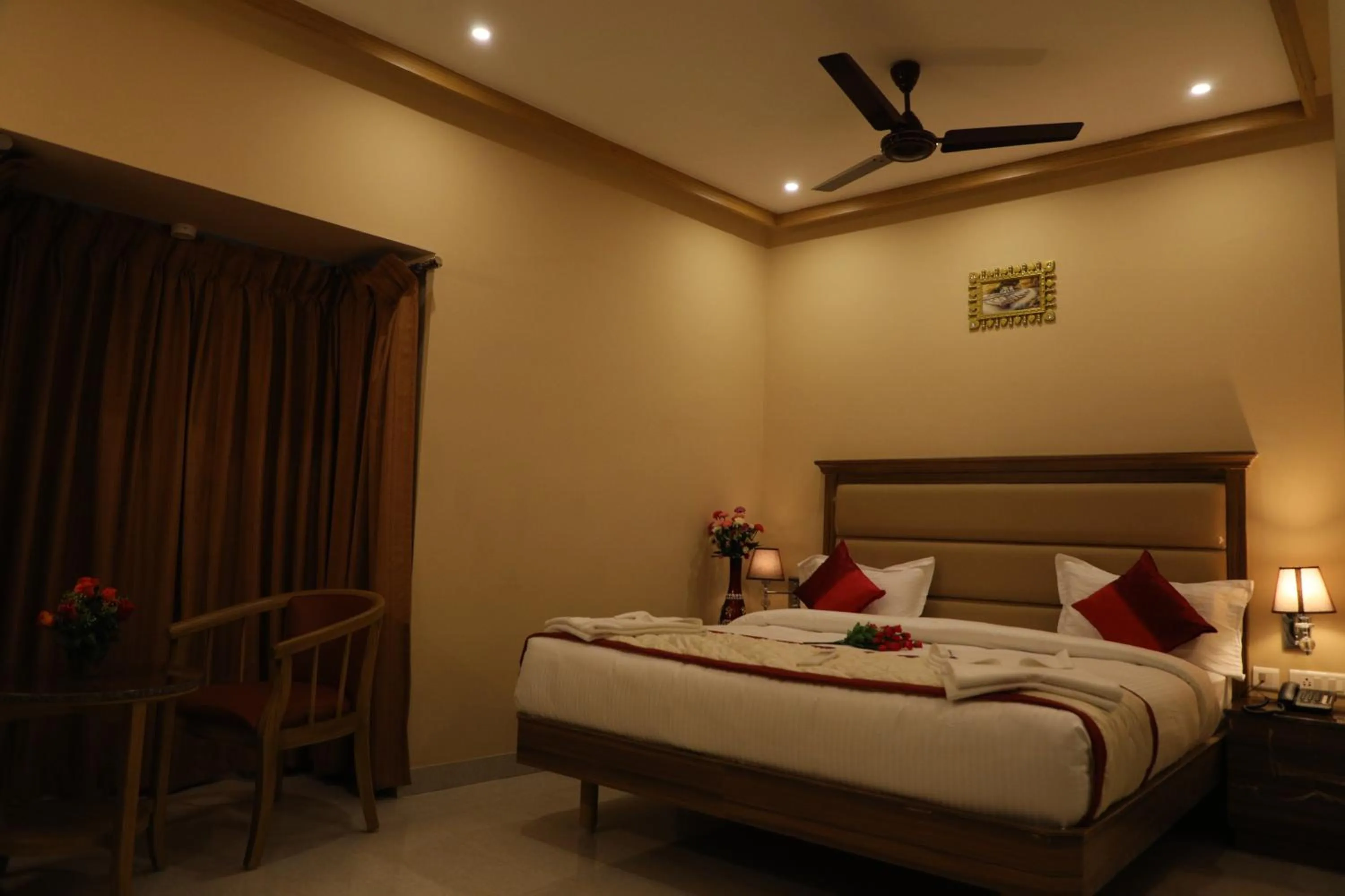Bed in Bairav Grand Madurai