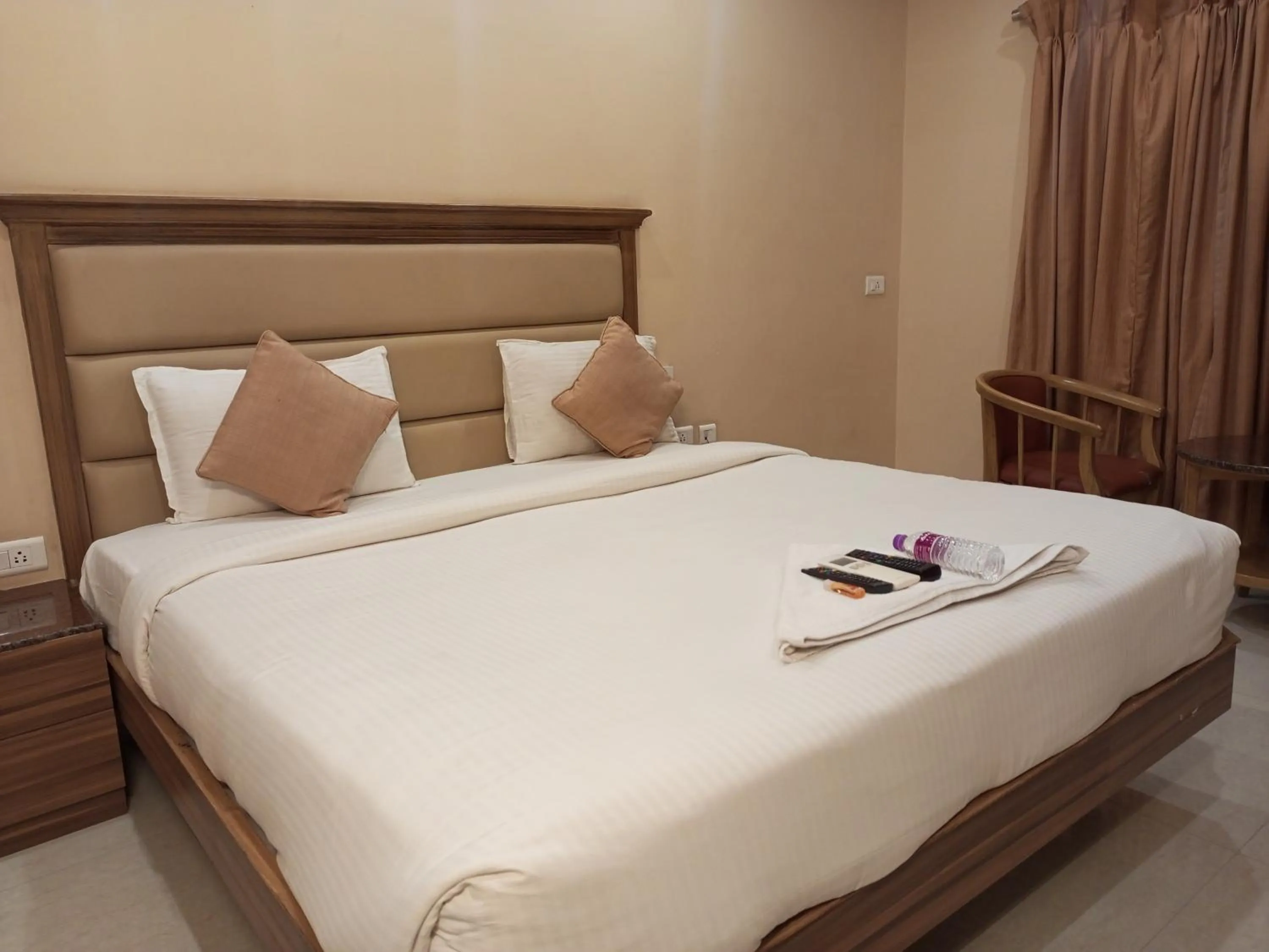 Bed in Bairav Grand Madurai