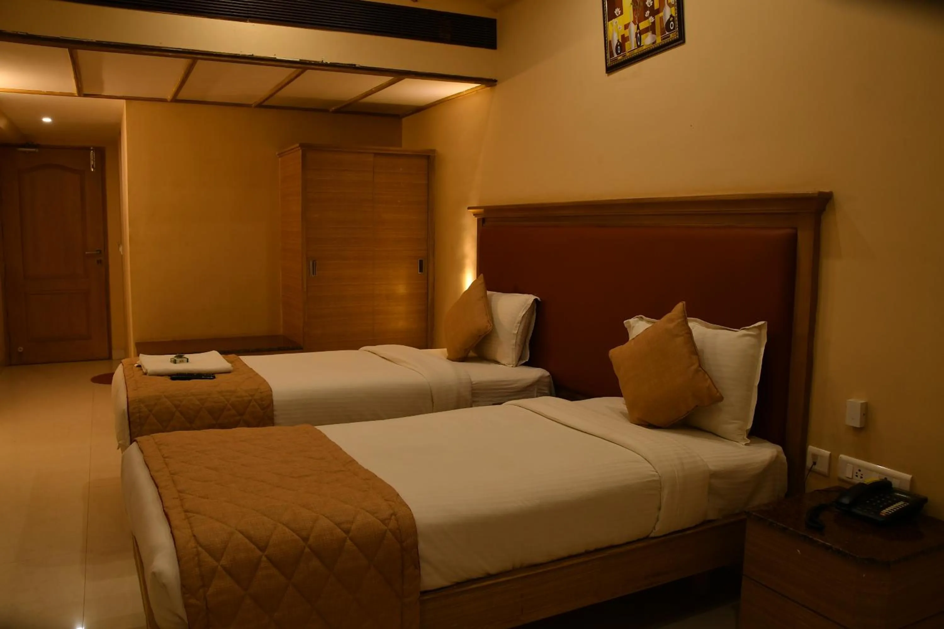 Bed in Bairav Grand Madurai