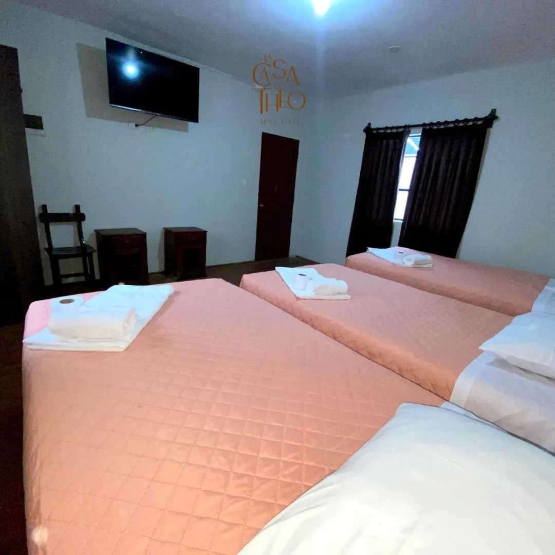 Bed in La casa de theo