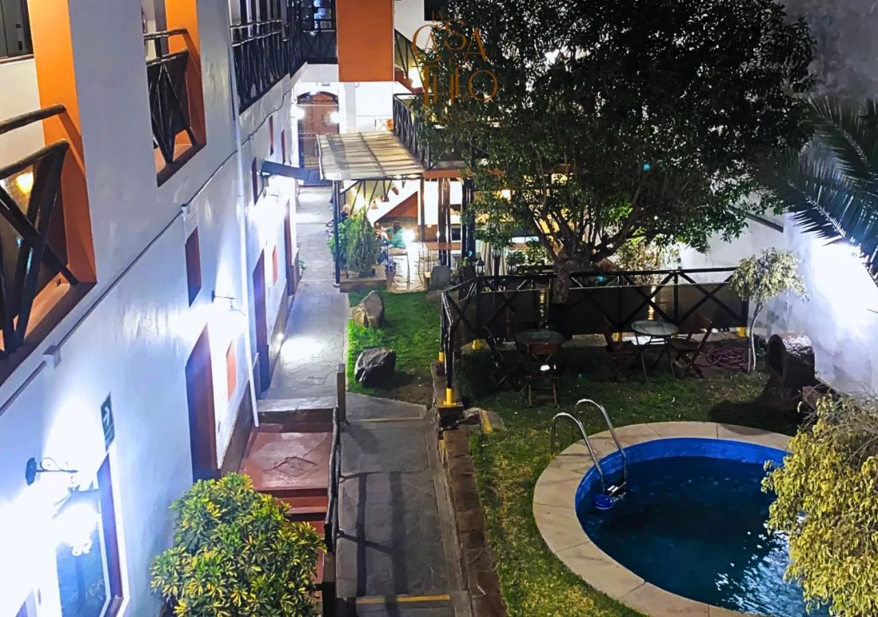 Garden in La casa de theo